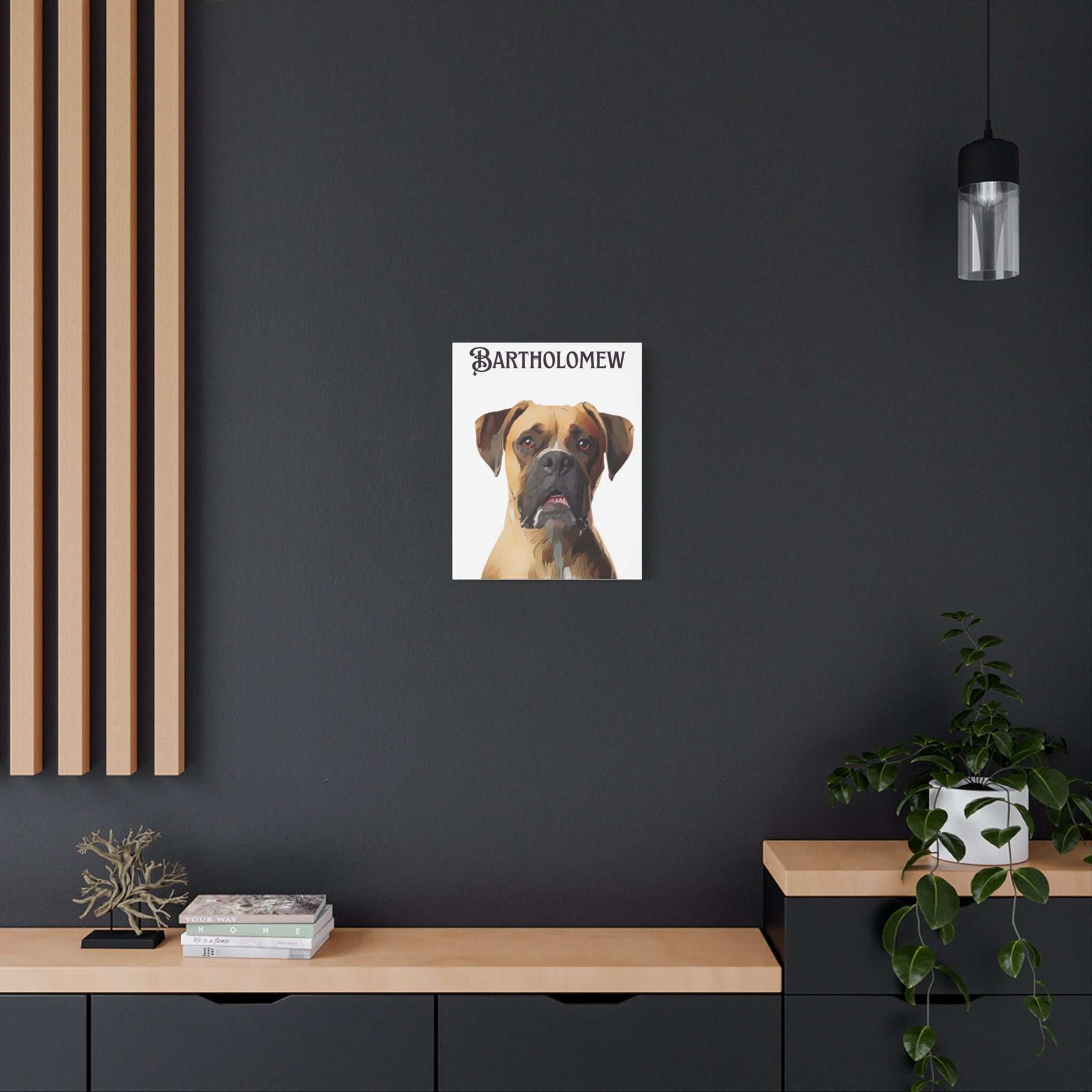 PAW-sonalized White Canvas Print | Upload Photo~Choose size