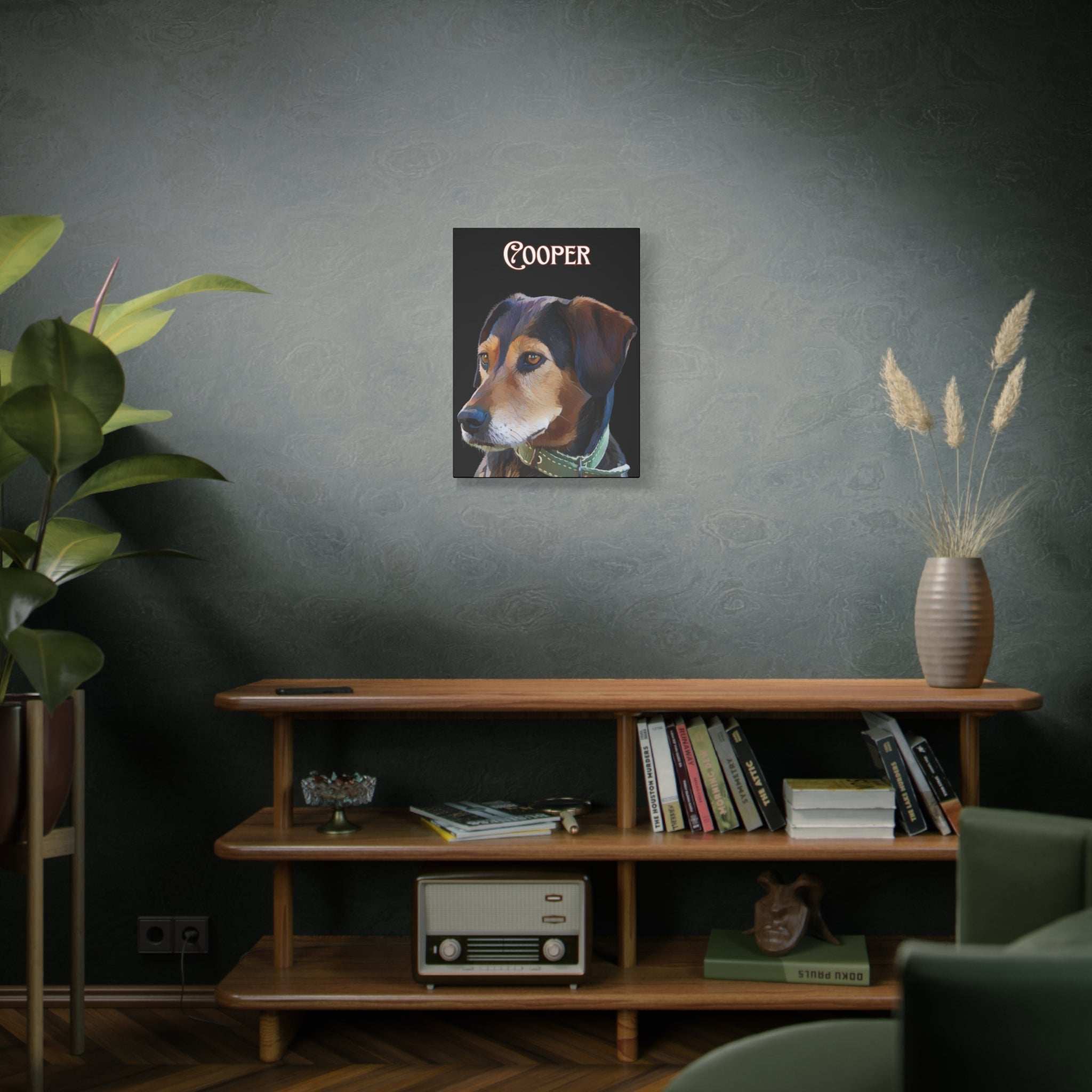 Custom Portrait Cartoon Photo Canvas Print Matte Canvas - Upload Your Photo