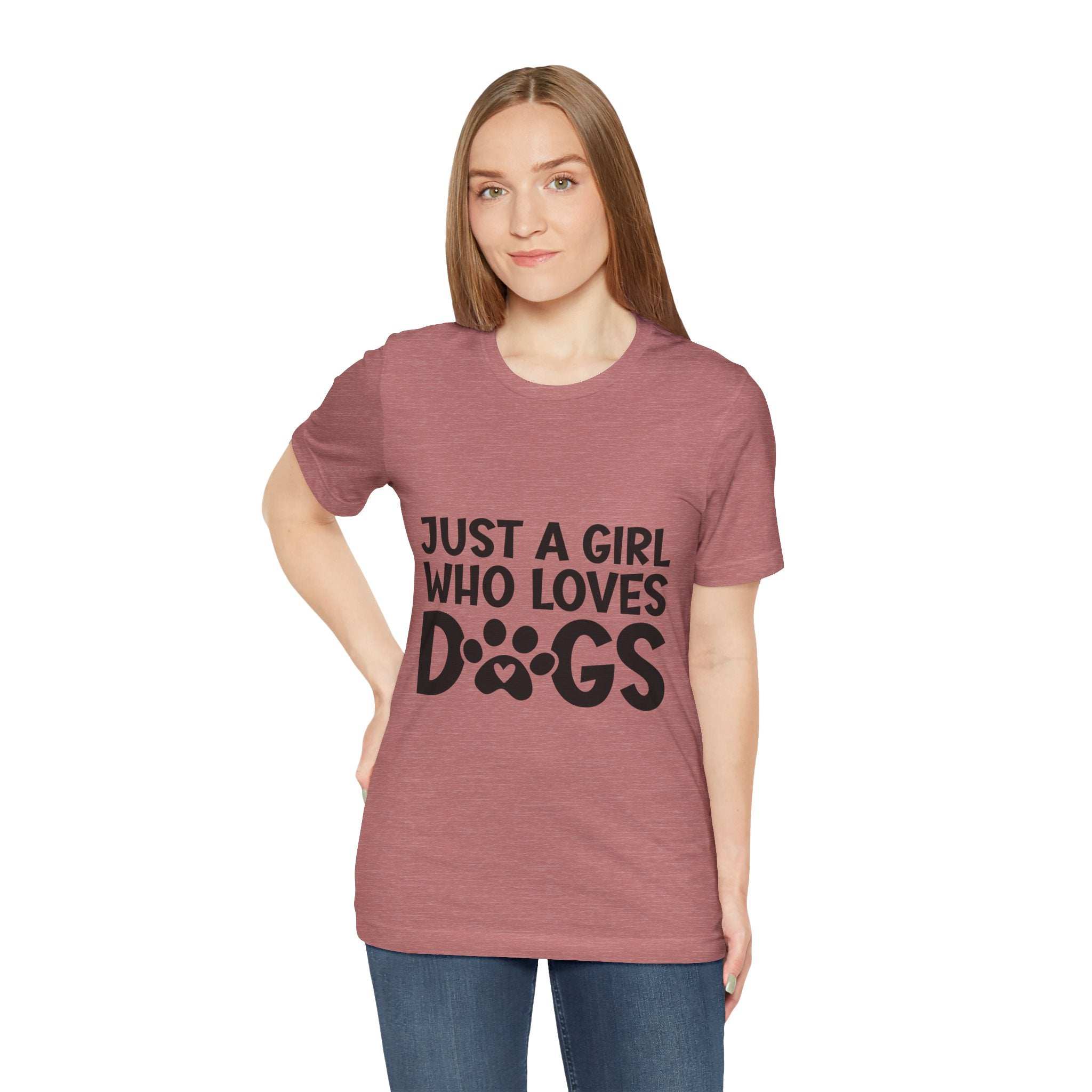 Dog Lover Unisex Tee - Just a Girl Who Loves Dogs