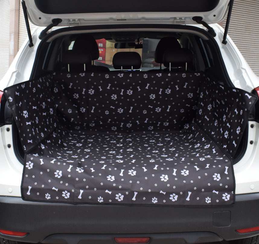 Adjustable Waterproof Car Trunk Pet Mat - Keep Vehicle Clean