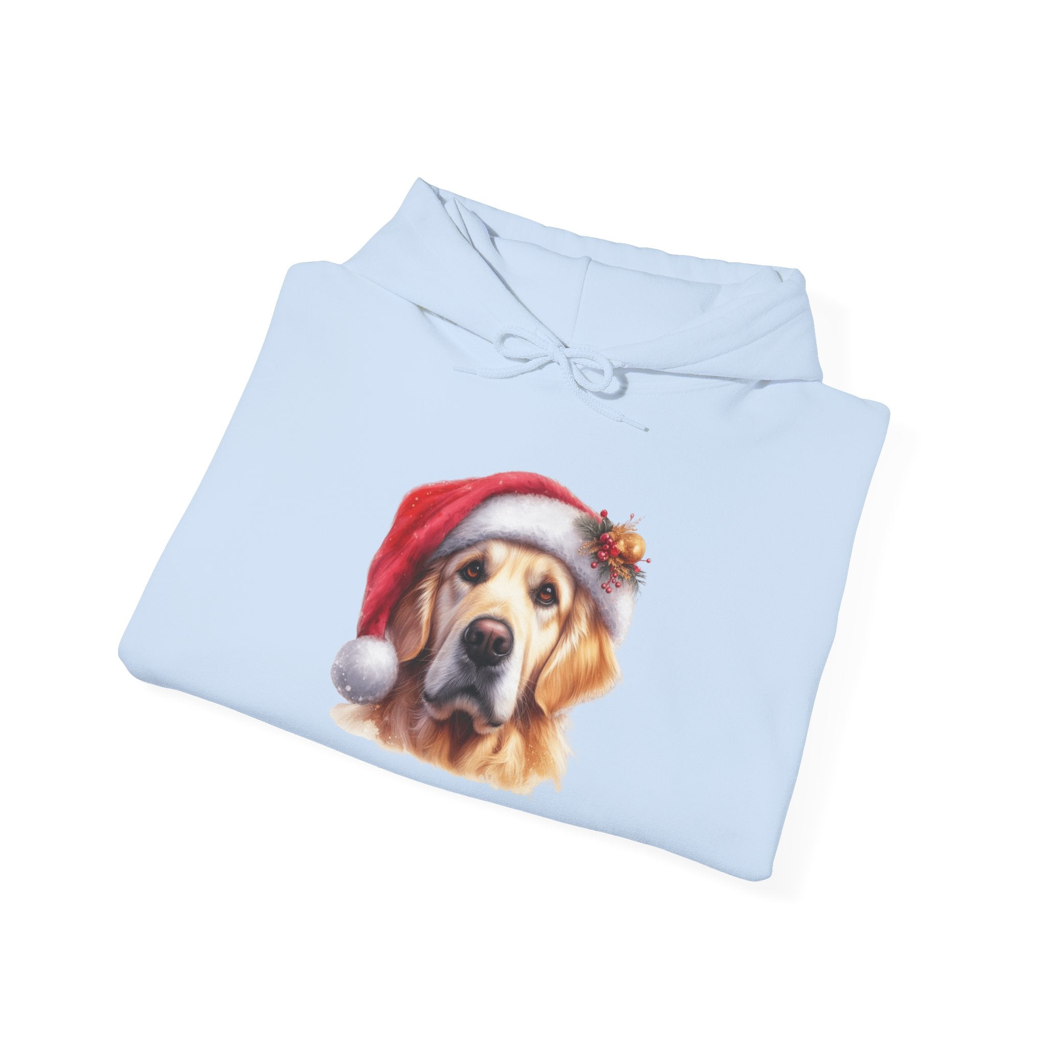 Christmas Hoodie - Golden Retriever in Santa Hat