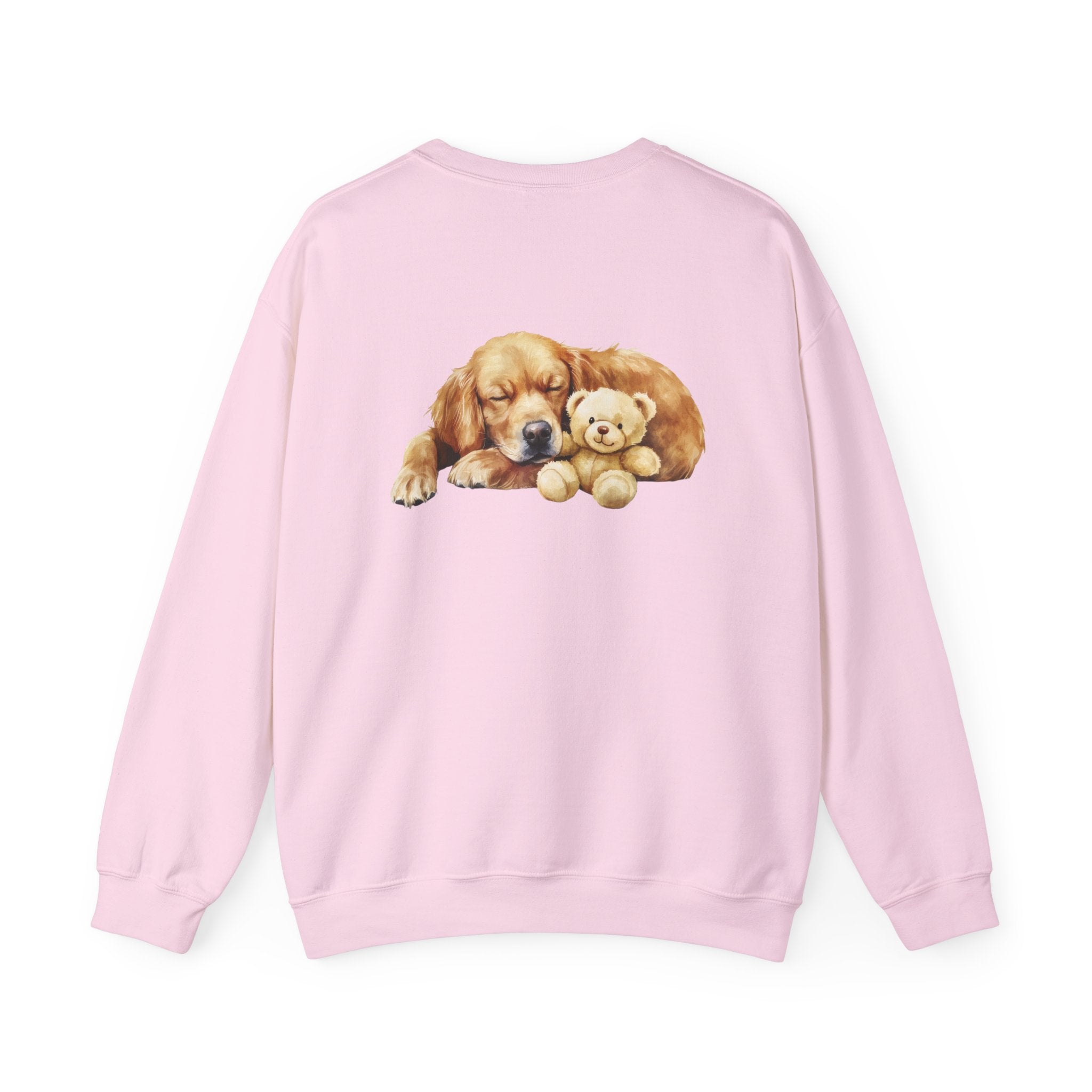 Baby Golden Retriever Crewneck - Nap with Teddy Bear