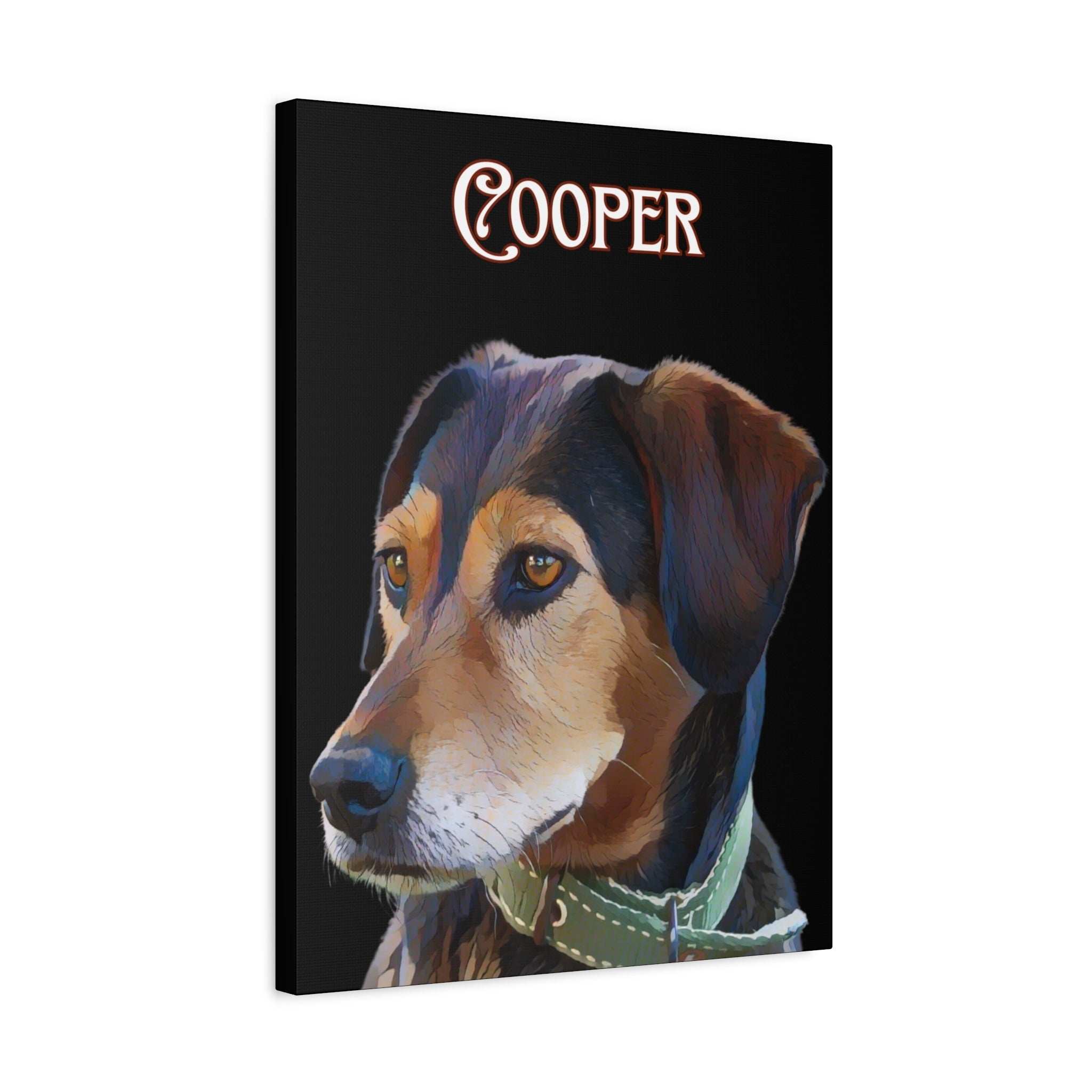 Custom Portrait Cartoon Photo Canvas Print Matte Canvas - Upload Your Photo