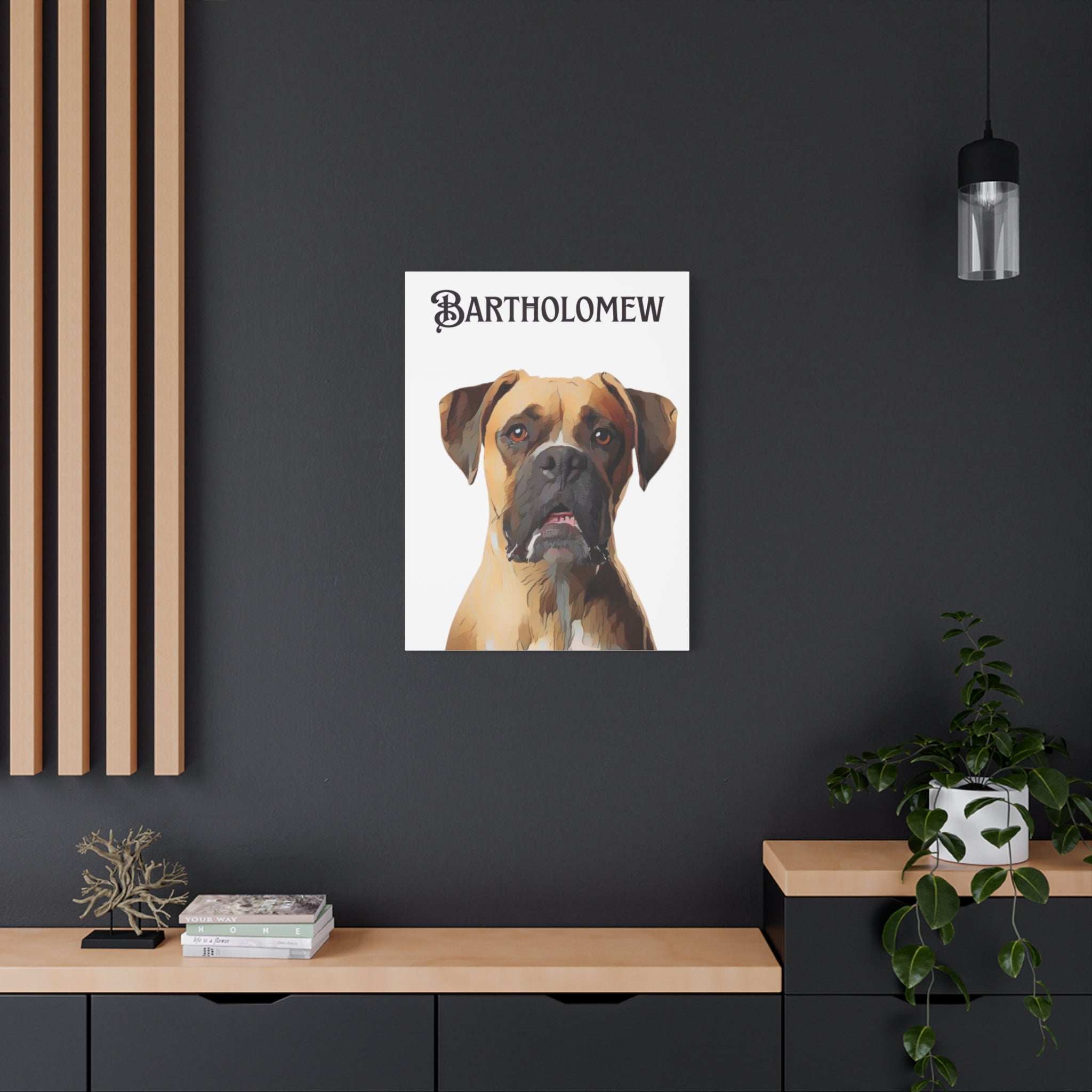 PAW-sonalized White Canvas Print | Upload Photo~Choose size