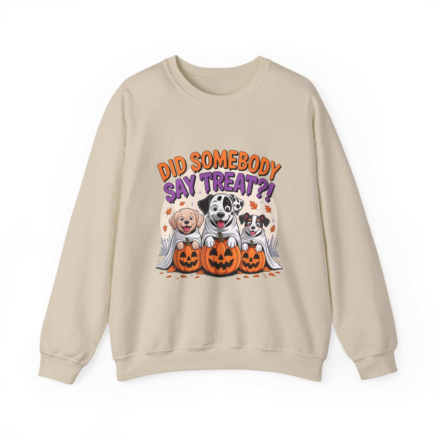 Halloween Dog Lover Crewneck - Cozy Spooky Season Pet Parent Sweatshirt