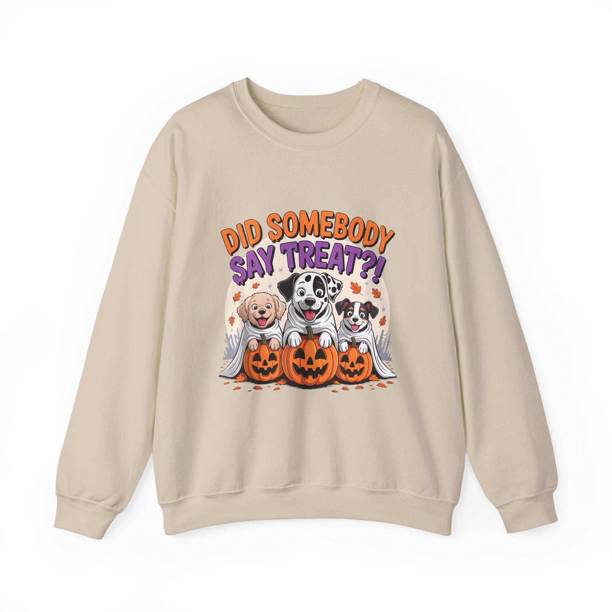 Halloween Dog Lover Crewneck - Cozy Spooky Season Pet Parent Sweatshirt