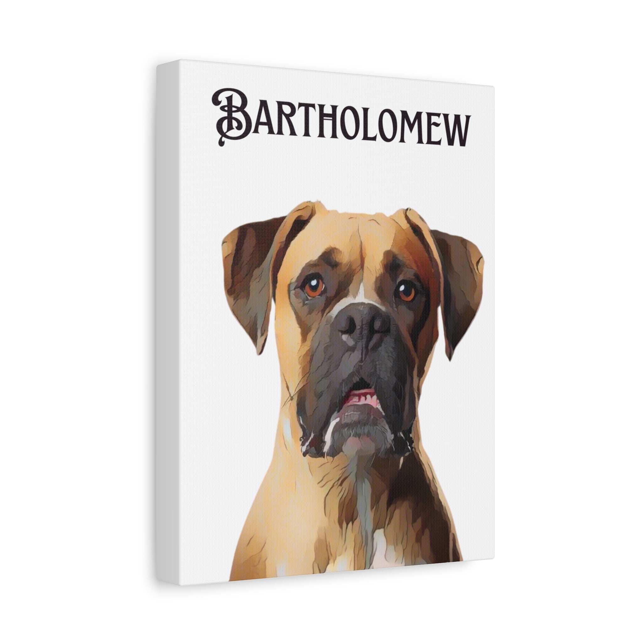 PAW-sonalized White Canvas Print | Upload Photo~Choose size