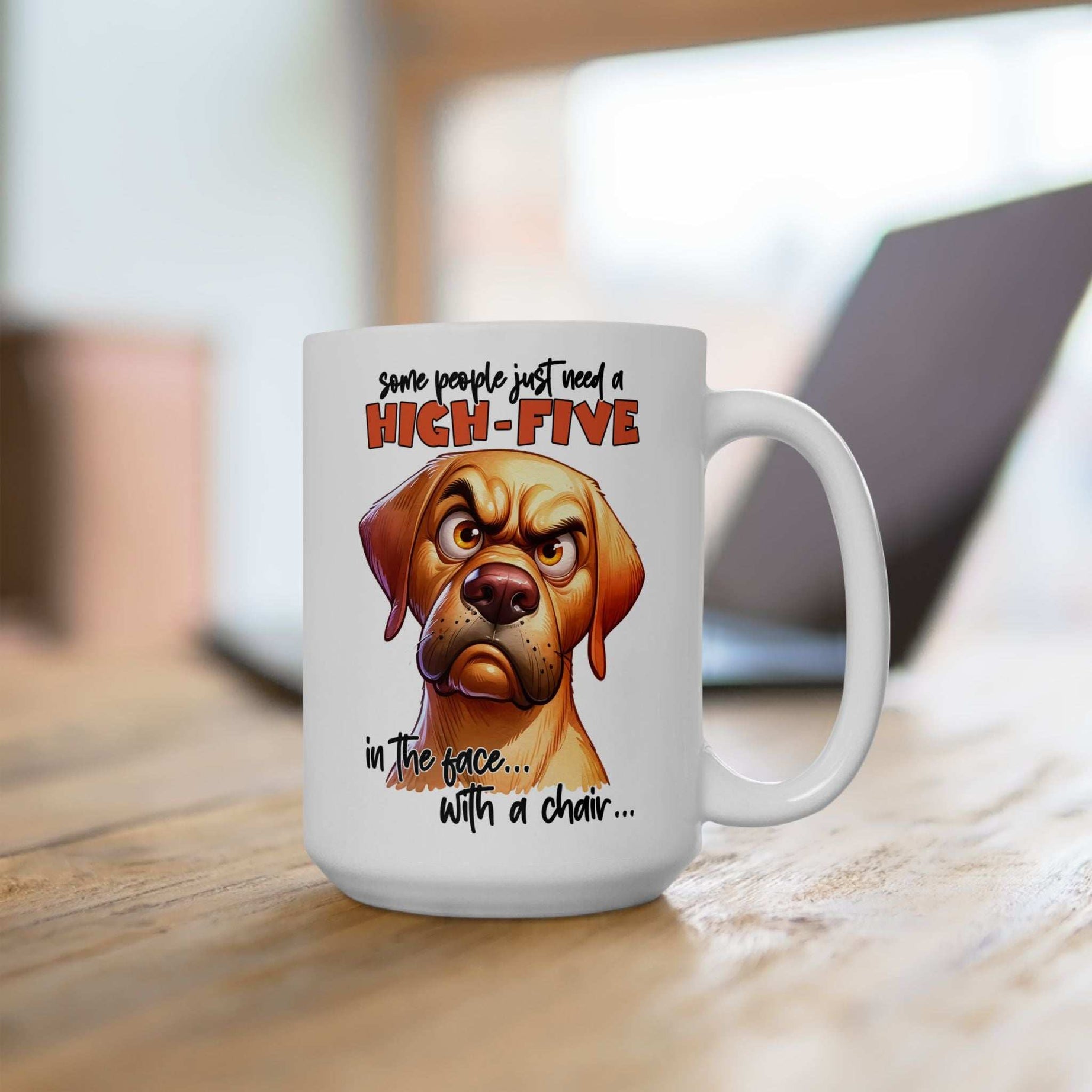 Humorous Dog Lover Ceramic Mug - Perfect Gift for Pet Owners