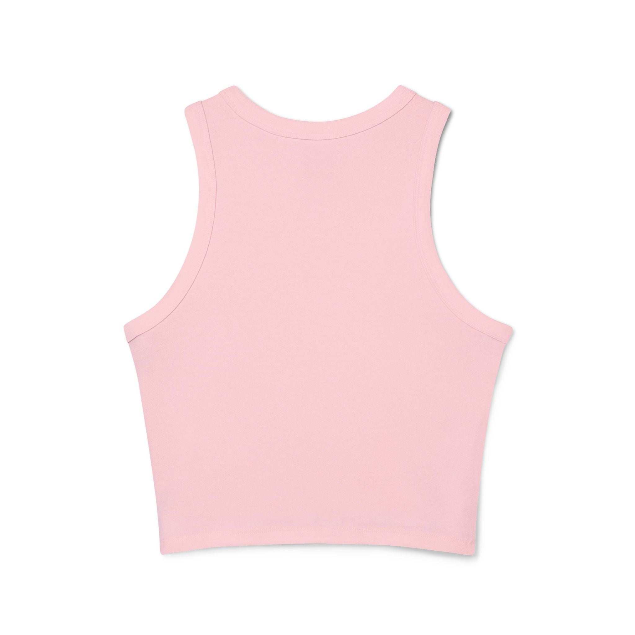 Dog Lover Coffee Micro Rib Racer Tank Top