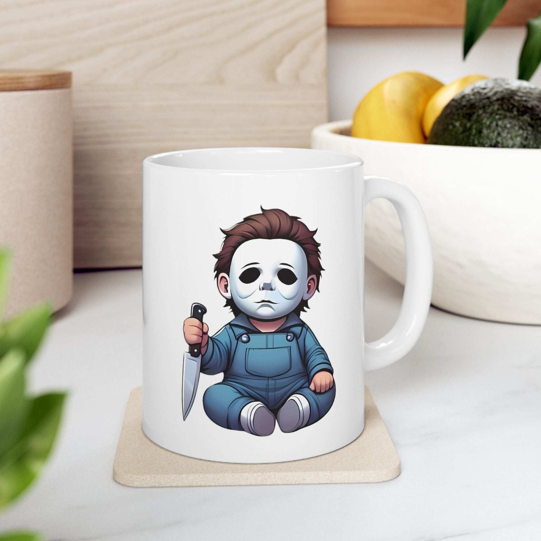 Whimsical Halloween Ceramic Mug - Coffee Lovers Gift