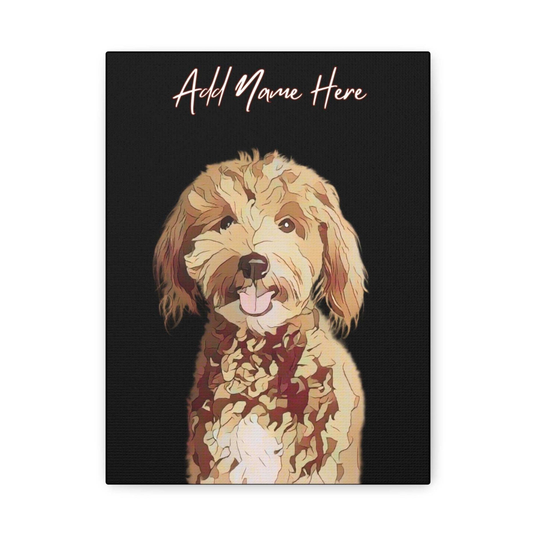 Custom Cartoonify Portrait Canvas - Personalized Art for Pet Lovers
