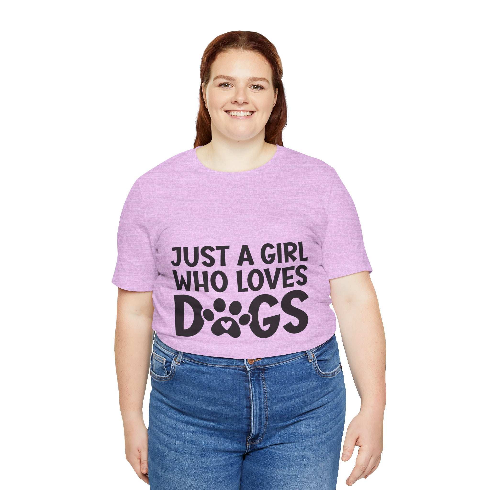 Dog Lover Unisex Tee - Just a Girl Who Loves Dogs
