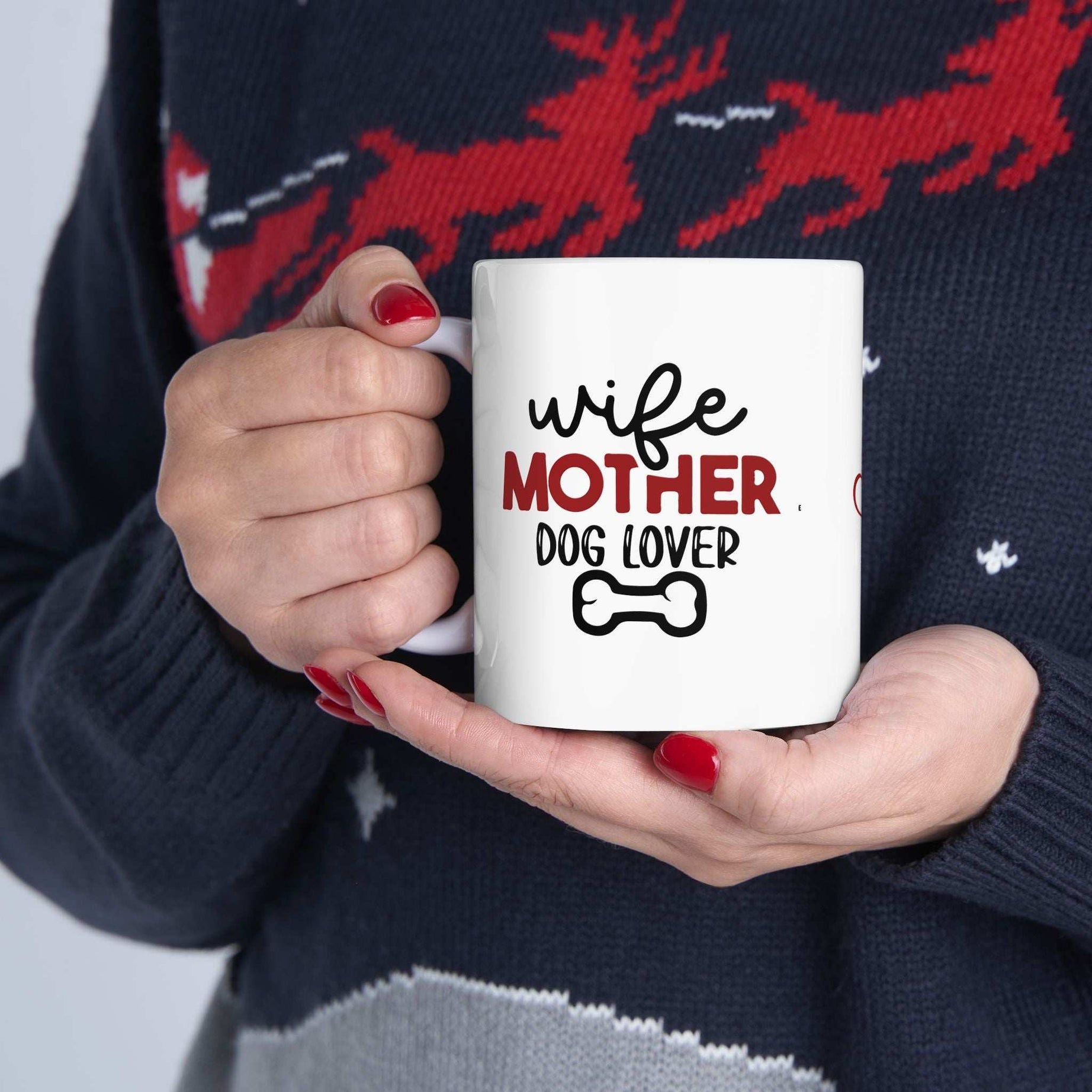 Wife Mother Dog Lover - Ceramic Mug