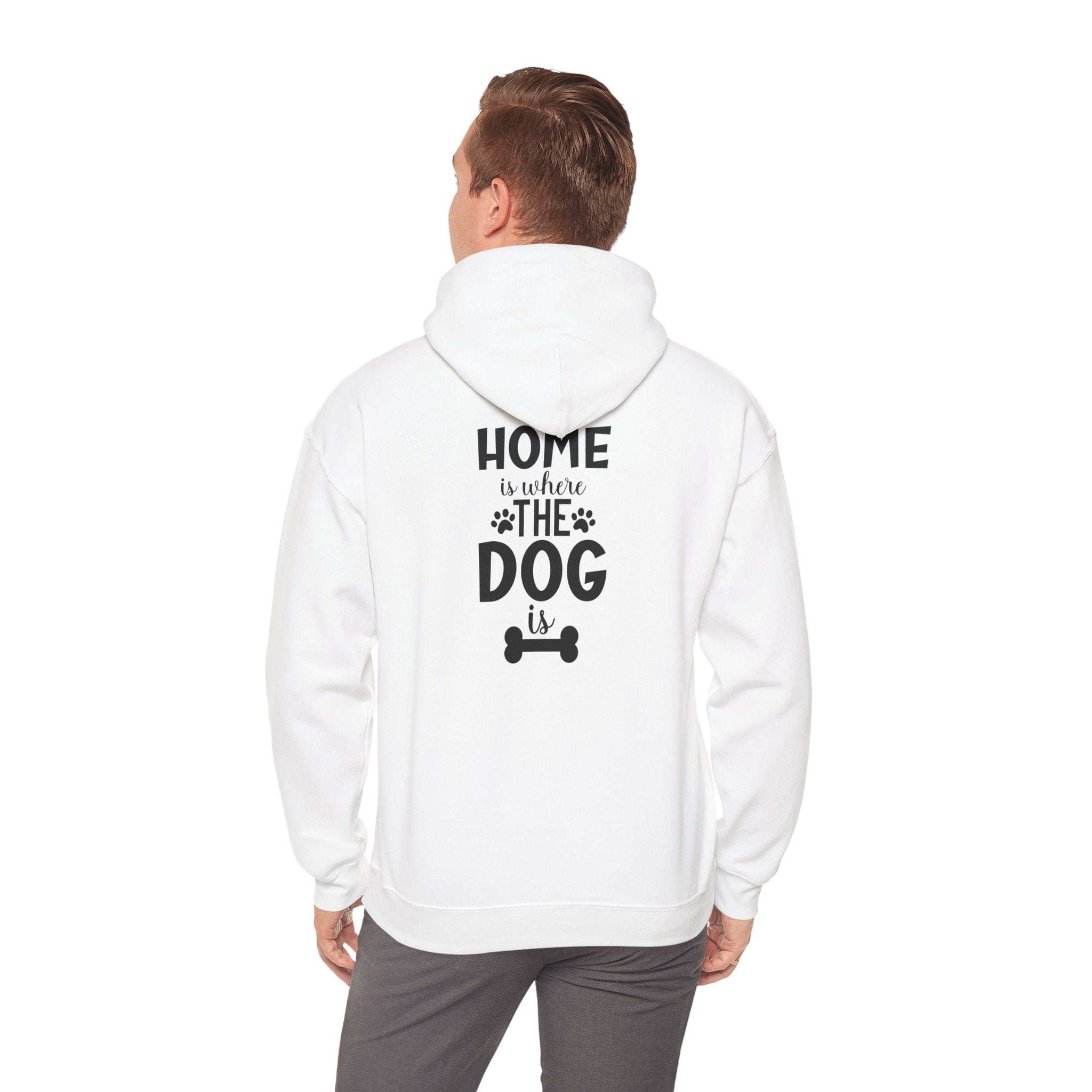 Home is Where the Dog Is - Unisex Heavy Blend™ Hooded Sweatshirt