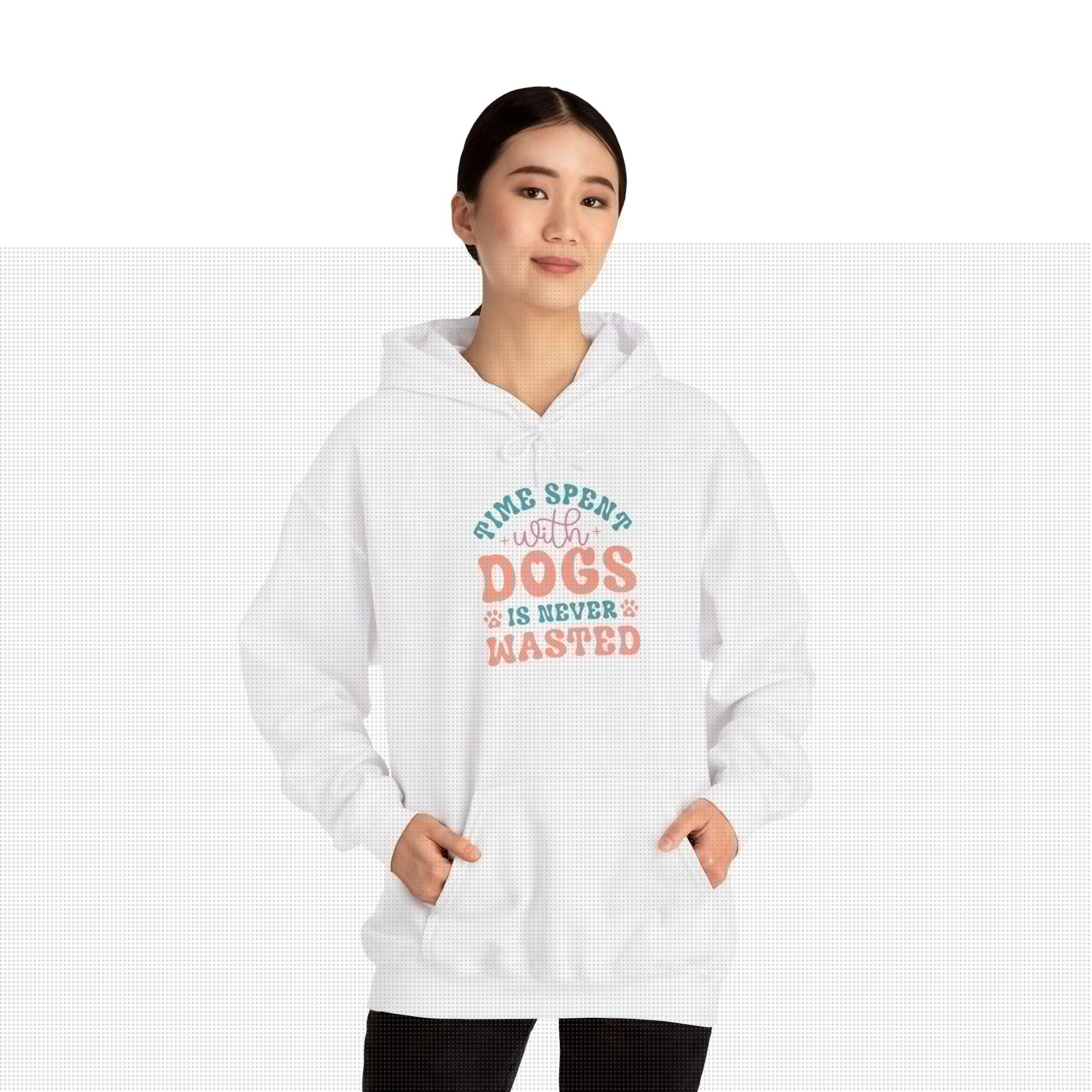 Time Spent with Dogs Hoodie - Perfect for Dog Lovers