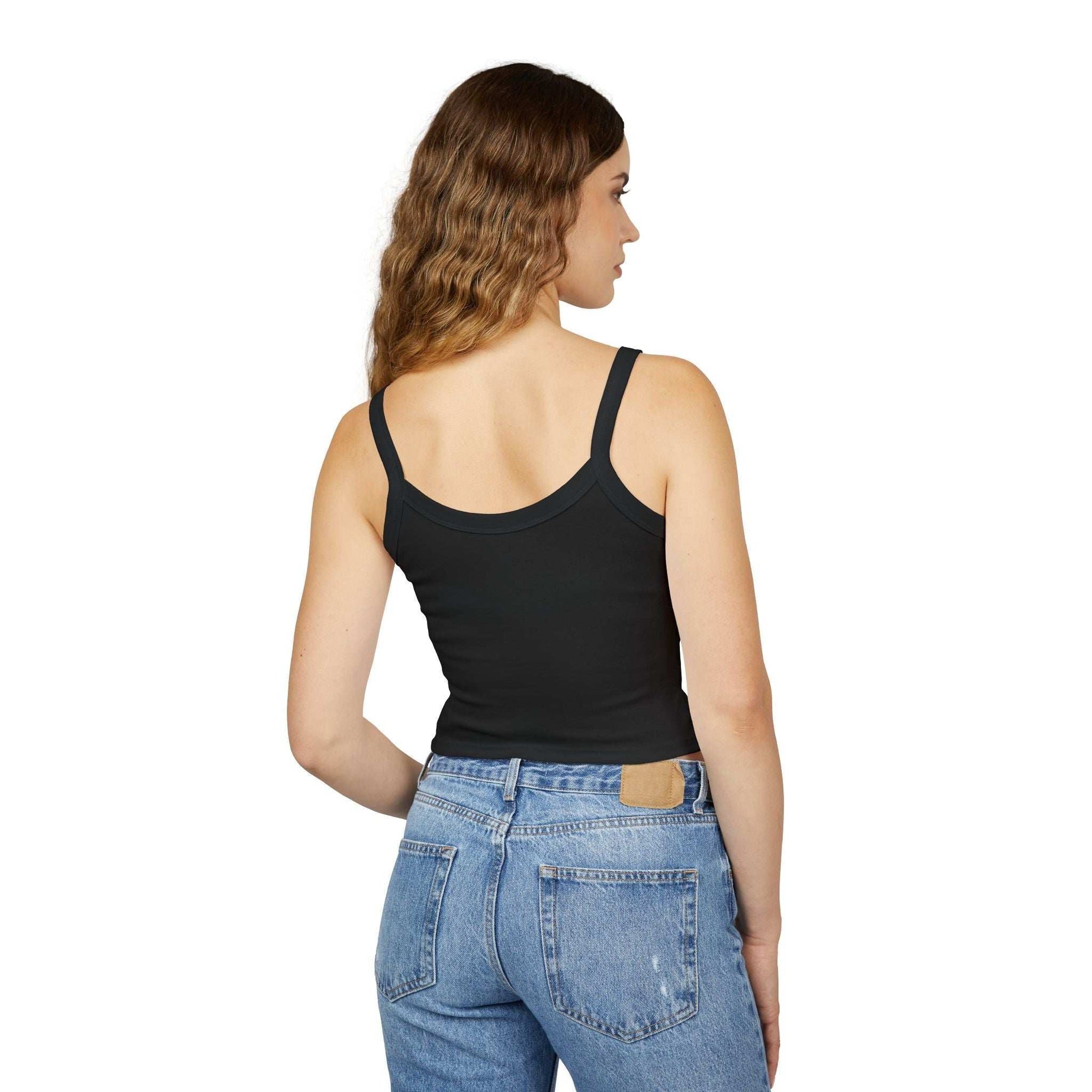 Cool Goldendoodle Blowing Bubble - Women's Spaghetti Strap Tank Top