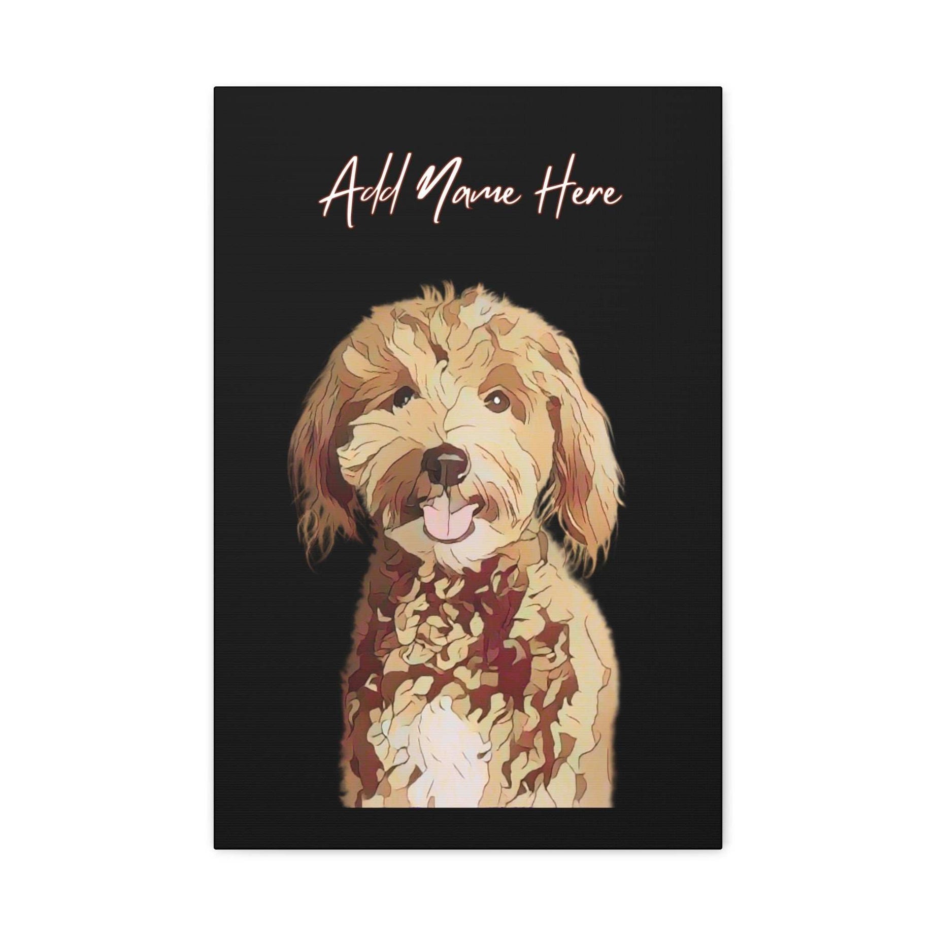 Custom Cartoonify Portrait Canvas - Personalized Art for Pet Lovers