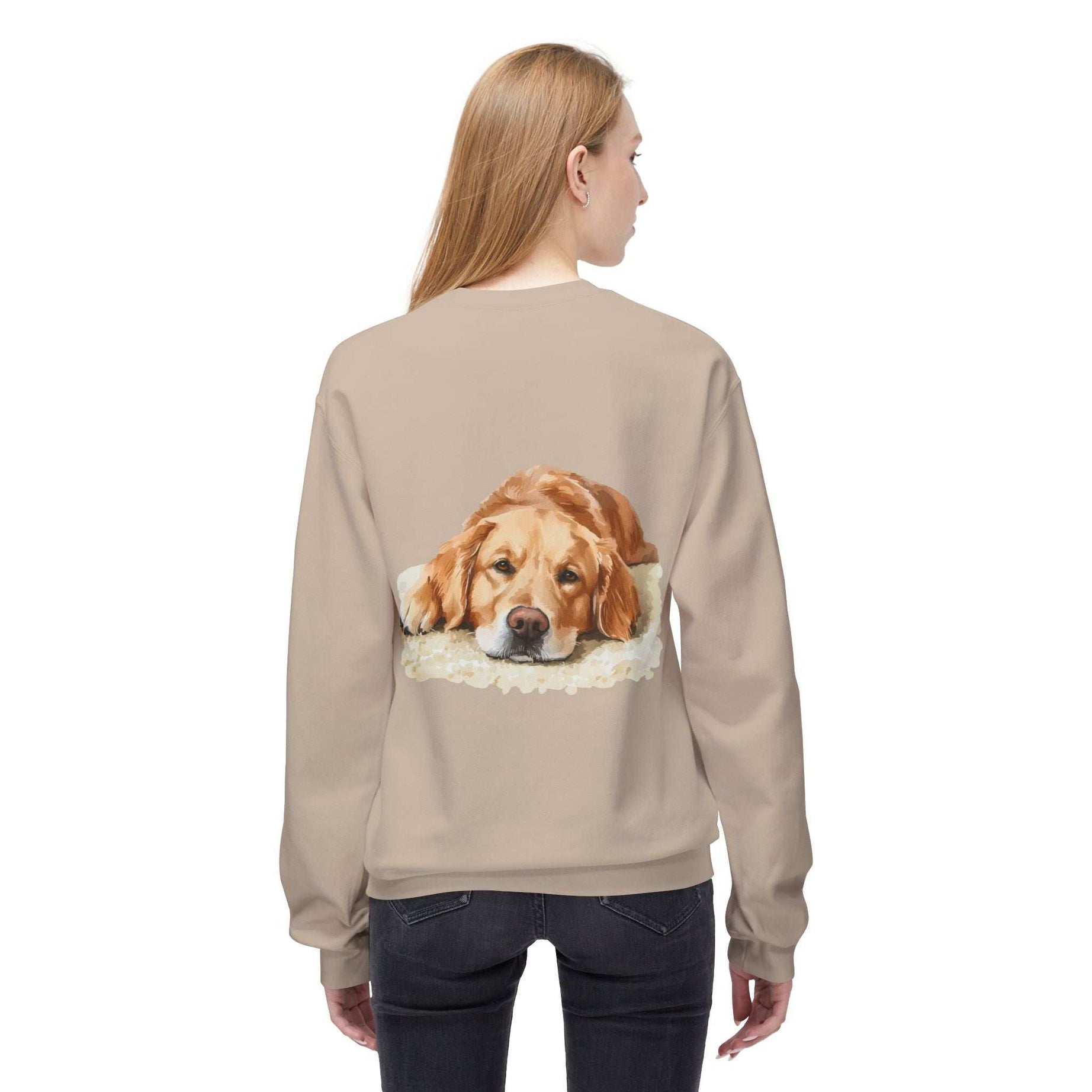 Cozy Golden Retriever Sweatshirt - Naptime Ahead Cloud