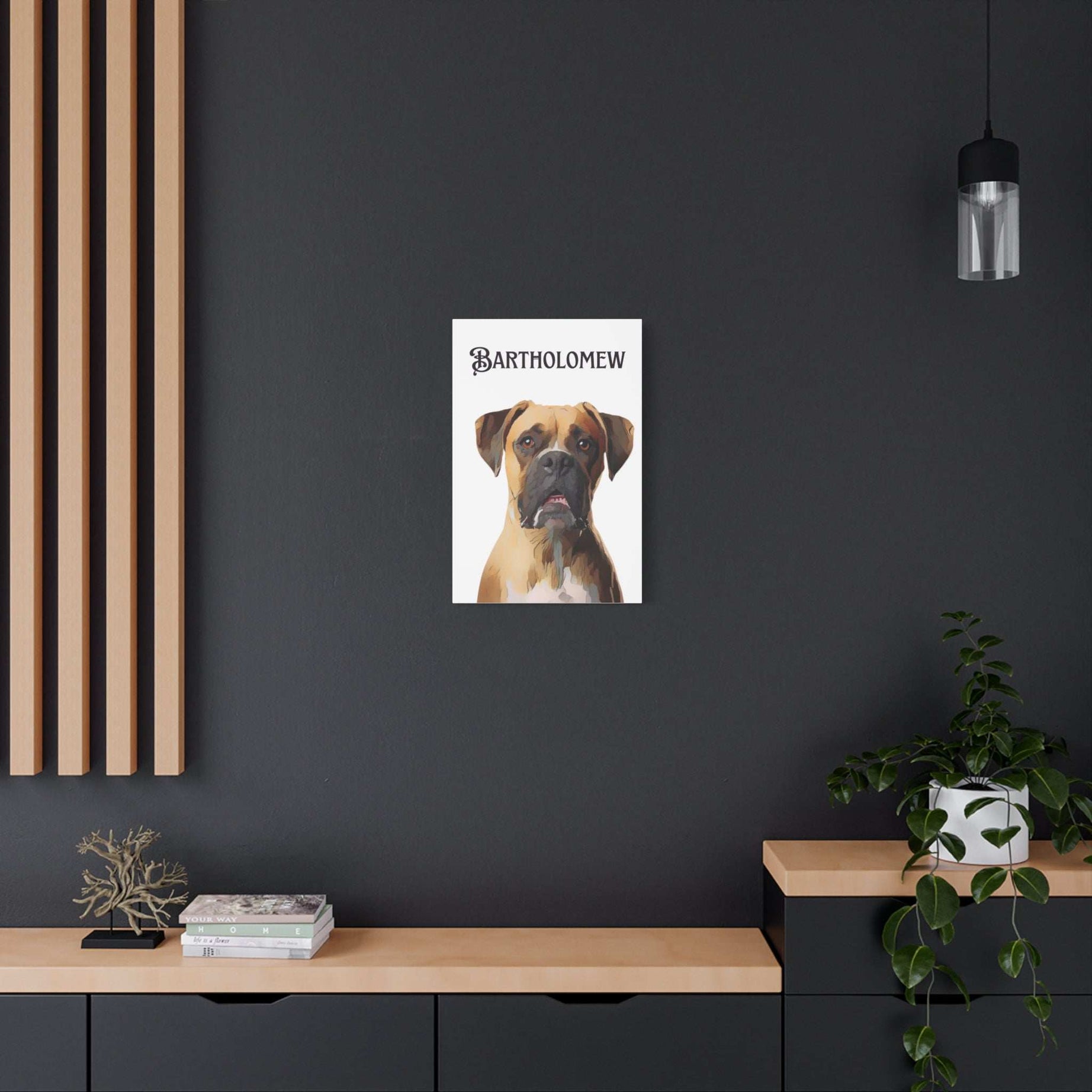 PAW-sonalized White Canvas Print | Upload Photo~Choose size