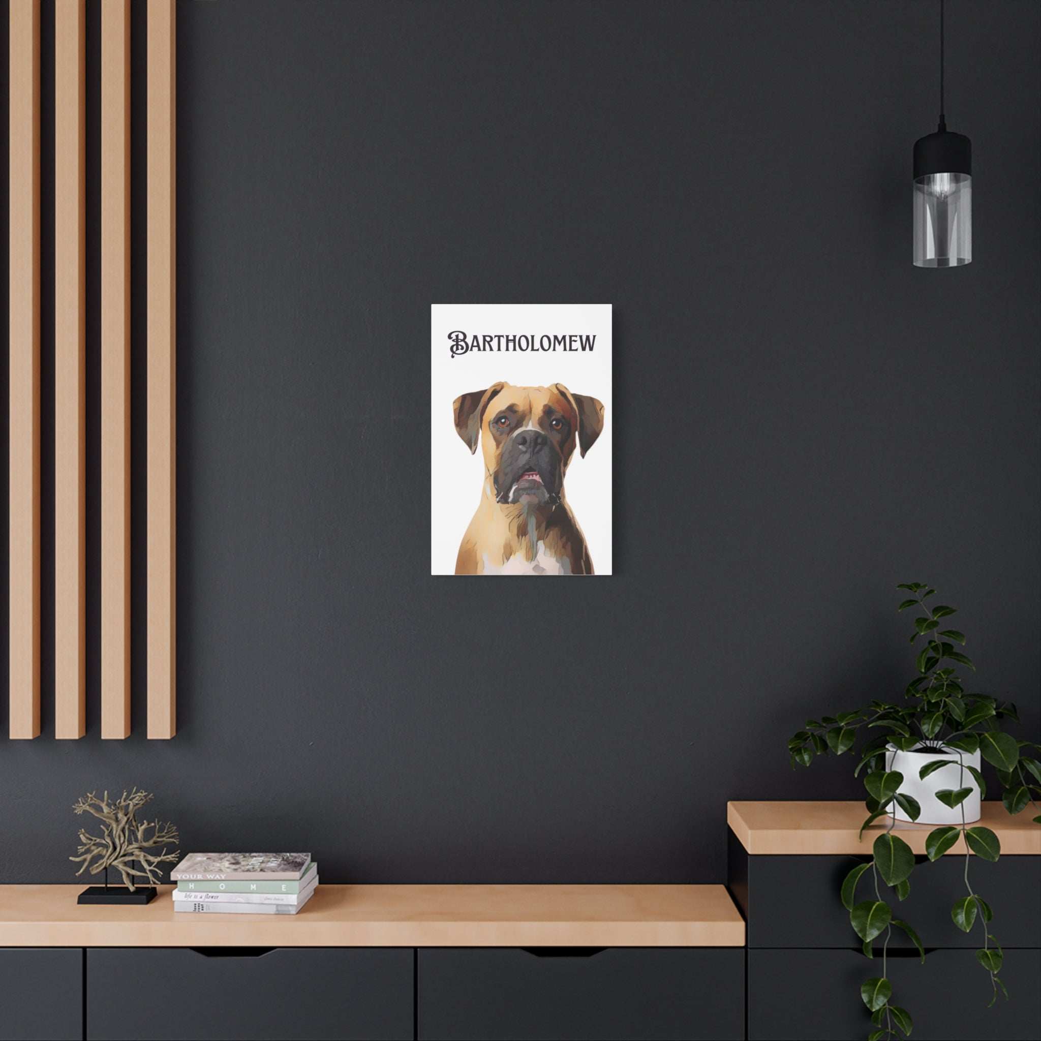 PAW-sonalized White Canvas Print | Upload Photo~Choose size