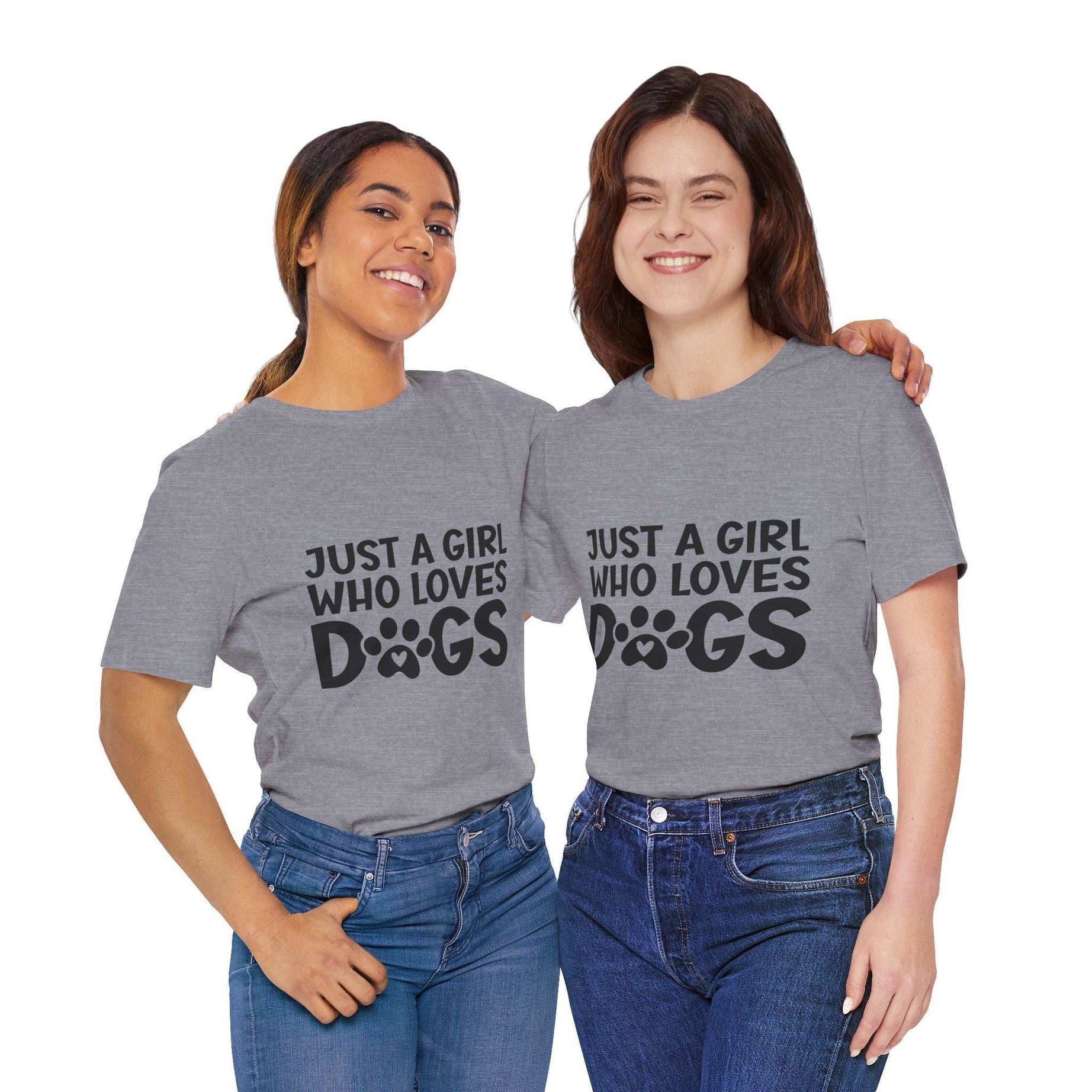 Dog Lover Unisex Tee - Just a Girl Who Loves Dogs