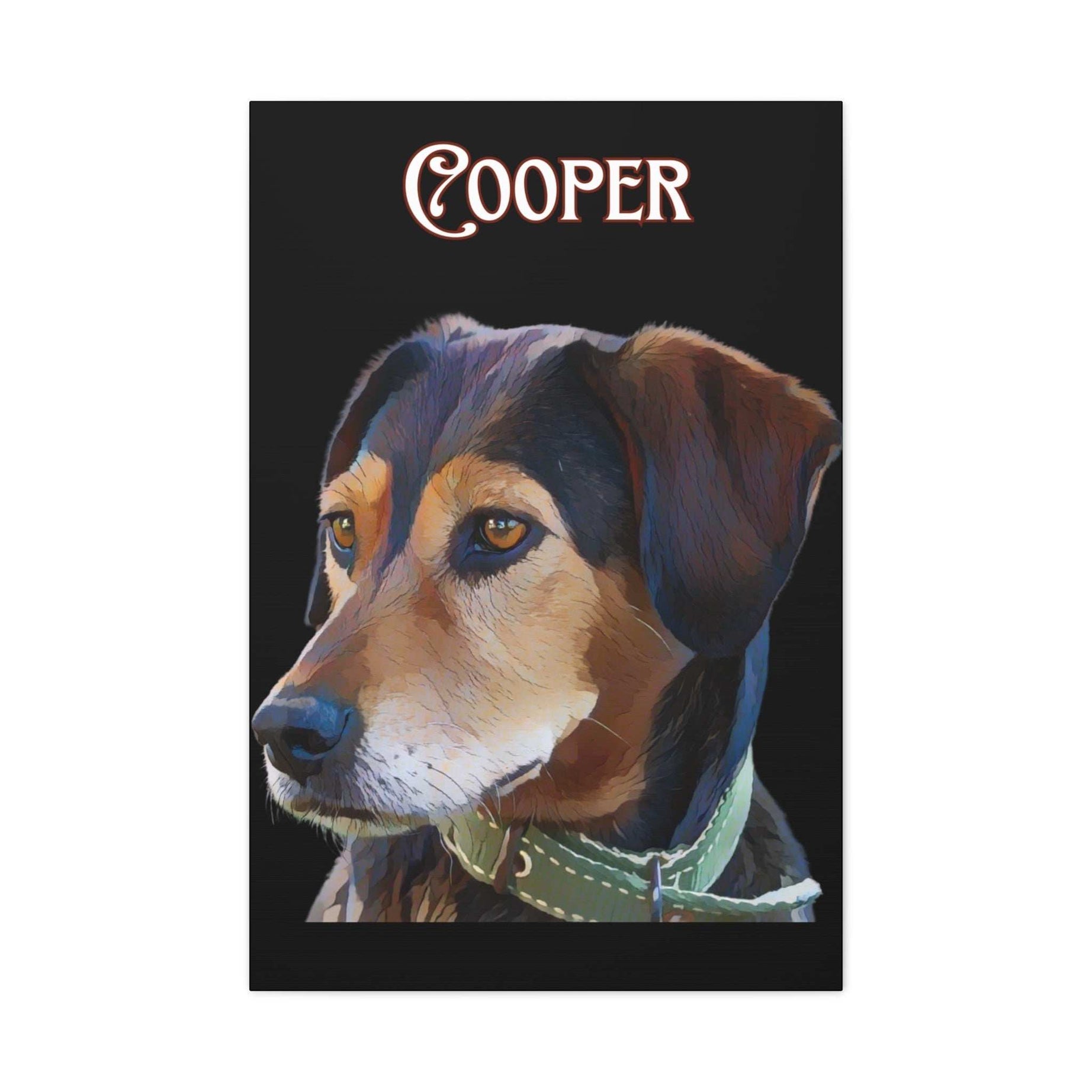 Custom Portrait Cartoon Photo Canvas Print Matte Canvas - Upload Your Photo