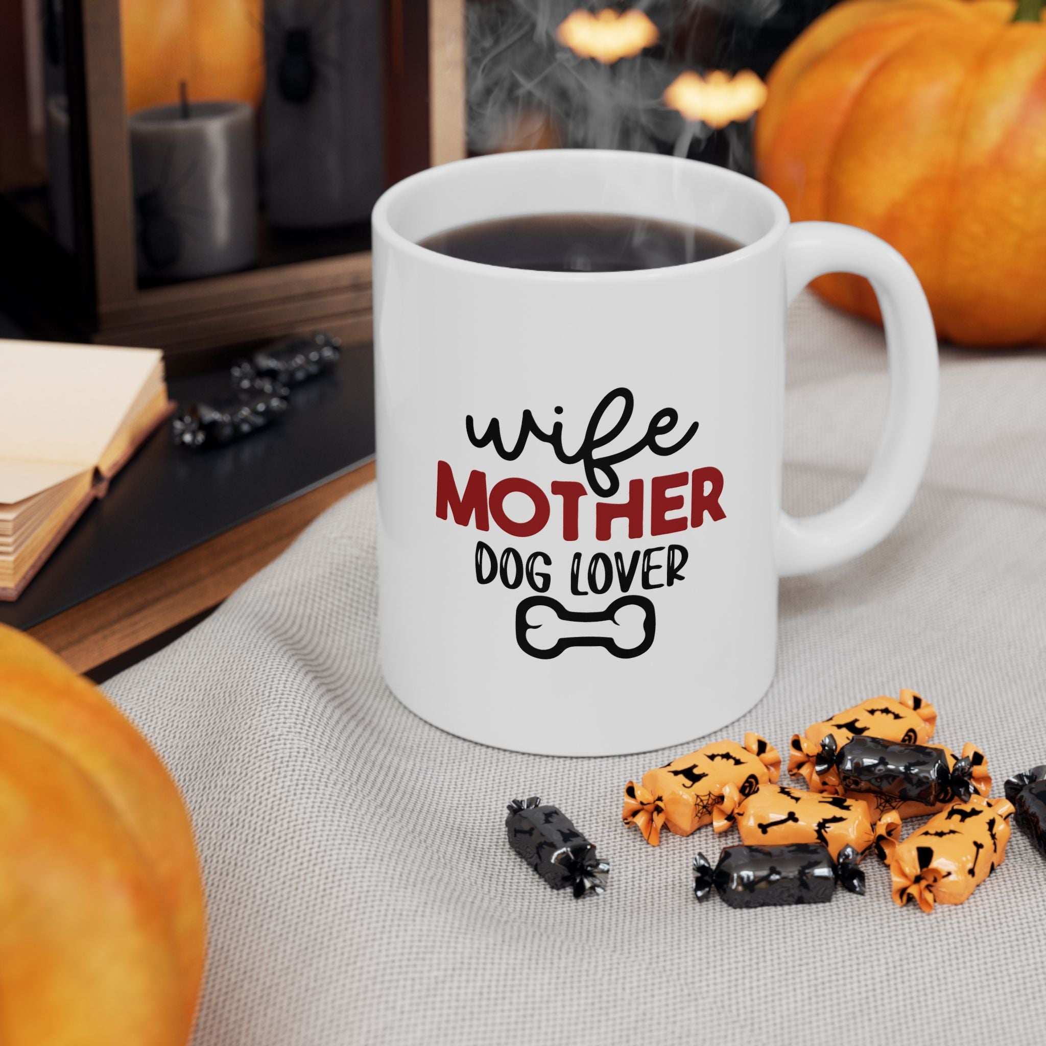 Wife Mother Dog Lover - Ceramic Mug