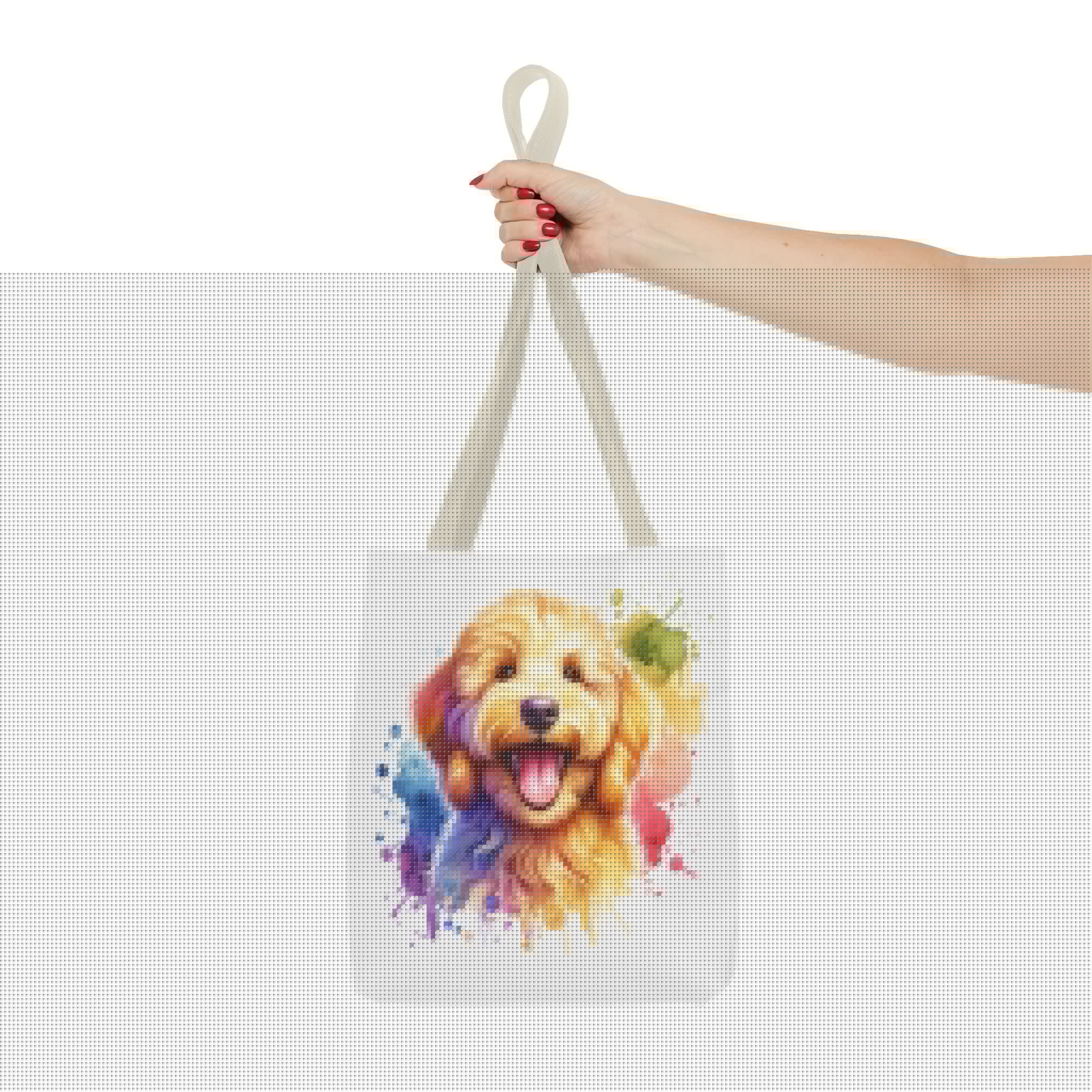 Colorful Goldendoodle Dog Lover Tote Bag - Fun Pet Art for All Occasions