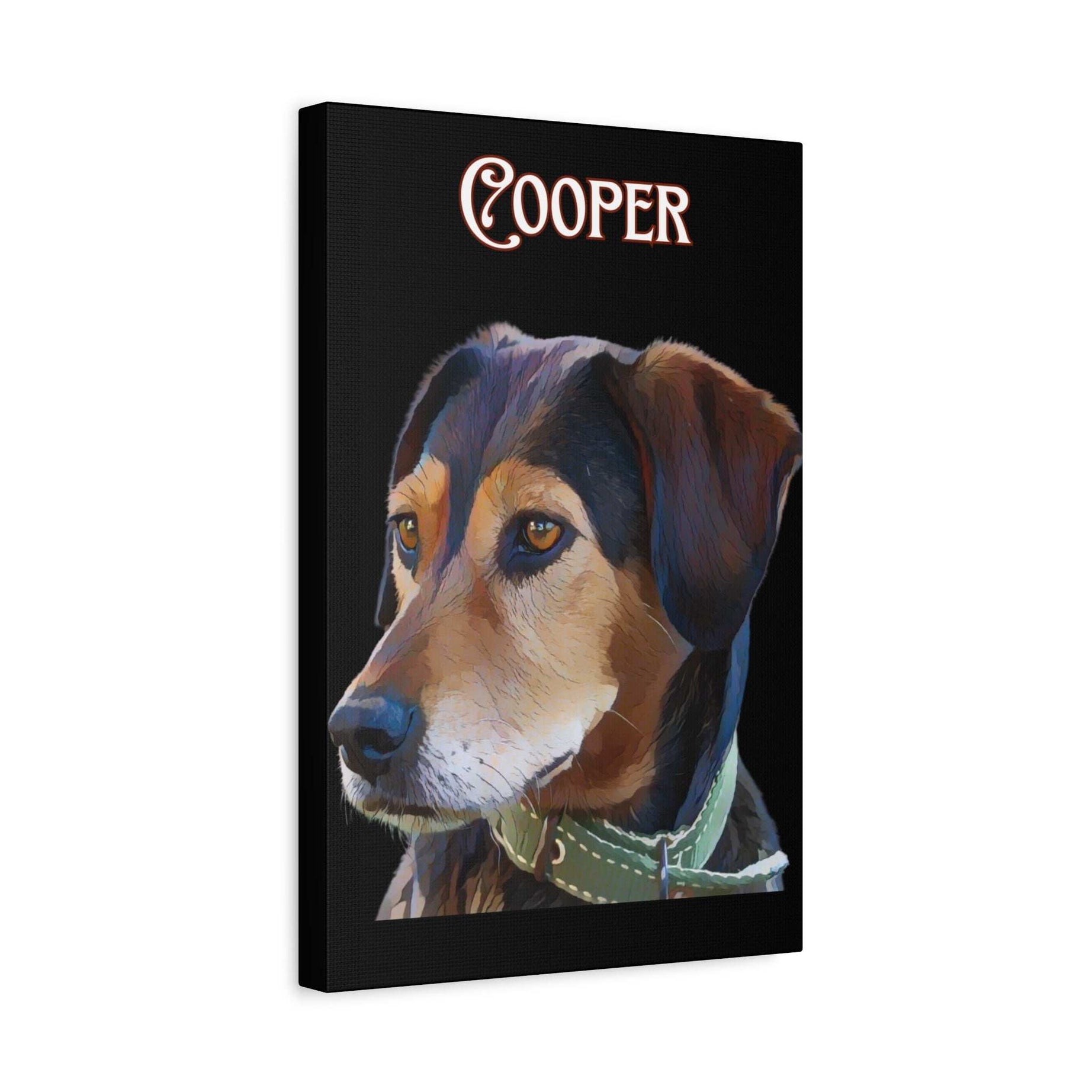Custom Portrait Cartoon Photo Canvas Print Matte Canvas - Upload Your Photo