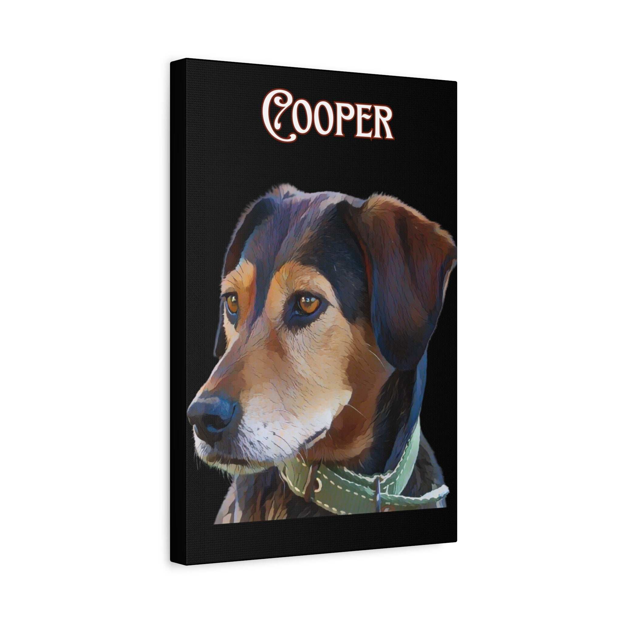 Custom Portrait Cartoon Photo Canvas Print Matte Canvas - Upload Your Photo