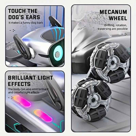 RC Robot Dog Toy - Interactive Stunt Pet for Dogs
