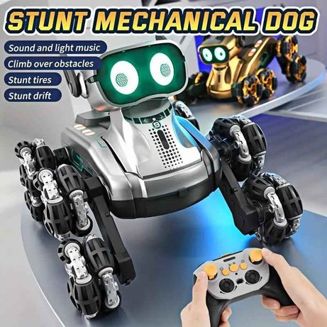 RC Robot Dog Toy - Interactive Stunt Pet for Dogs