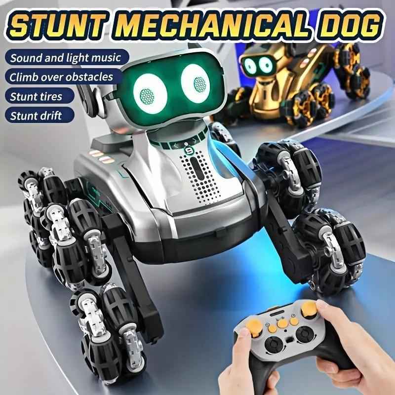 RC Robot Dog Toy - Interactive Stunt Pet for Dogs