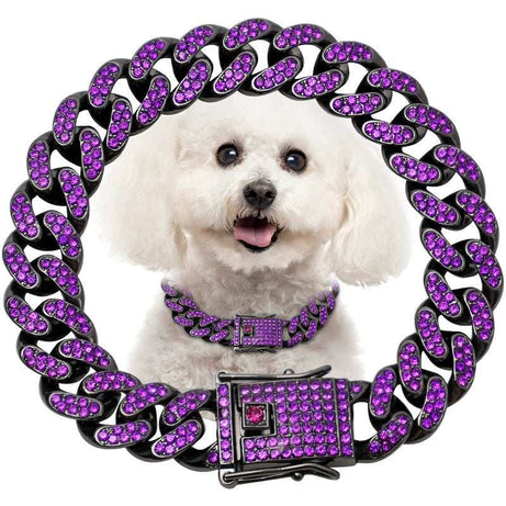 Diamond Hip Hop Dog Cat Pet Collar Necklace