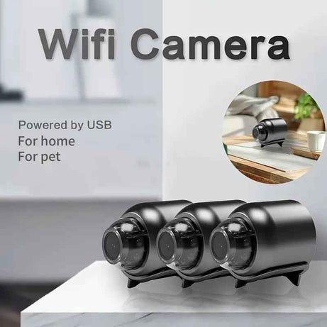 Indoor Pet Camera - Magnetic WiFi with Night Vision