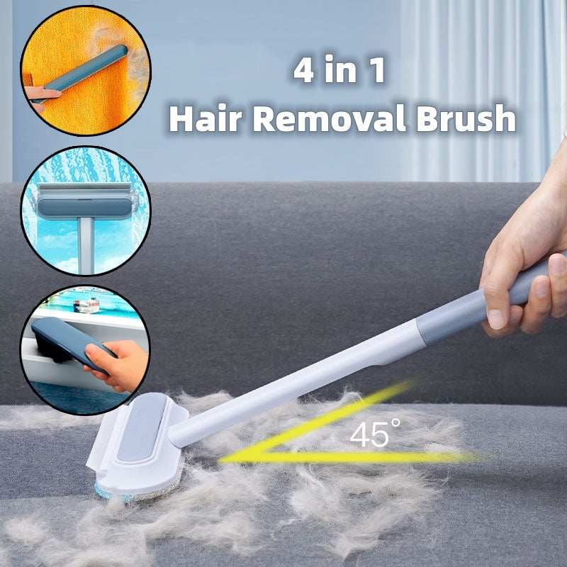 4-in-1 Pet Hair Removal Brush - Multi-Surface Cleaner