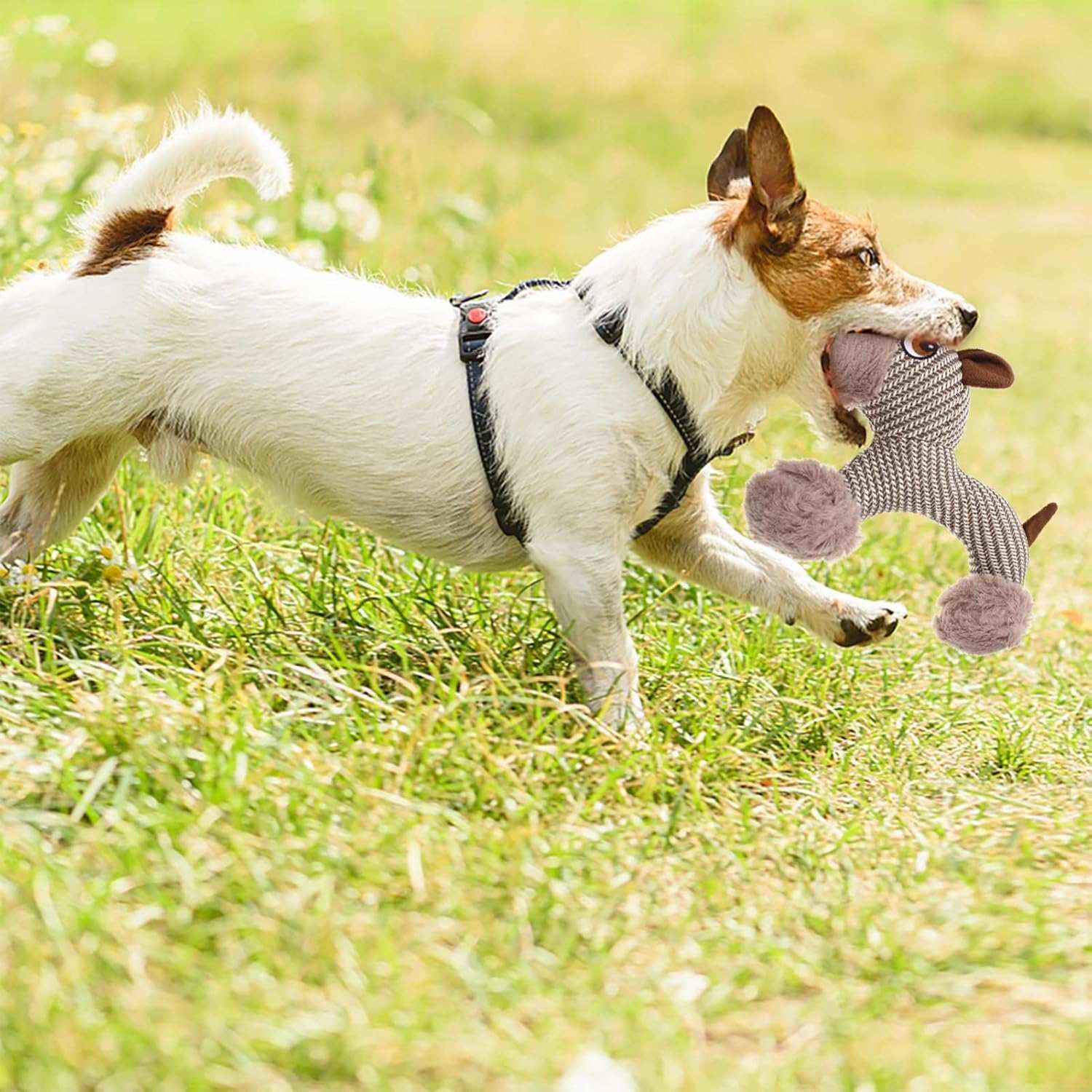 Large Plush Stuffed Animal Interactive Squeaky Dog Chew Toy