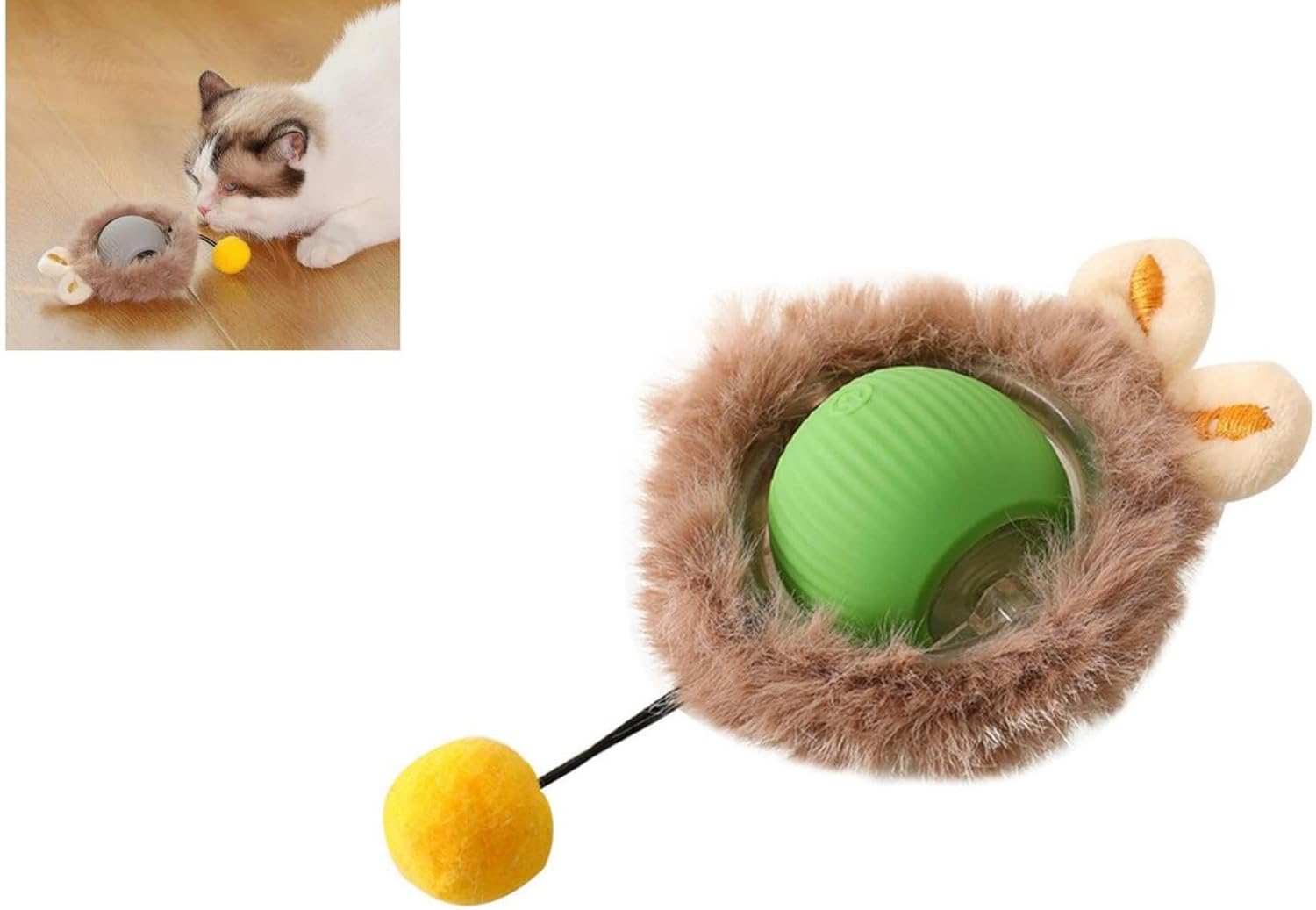 Smart Interactive Rolling Ball - Automatic Pet Toy for Cats & Dogs