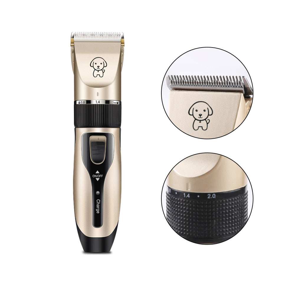 USB Rechargeable Pet Clippers - Professional Cordless Kit