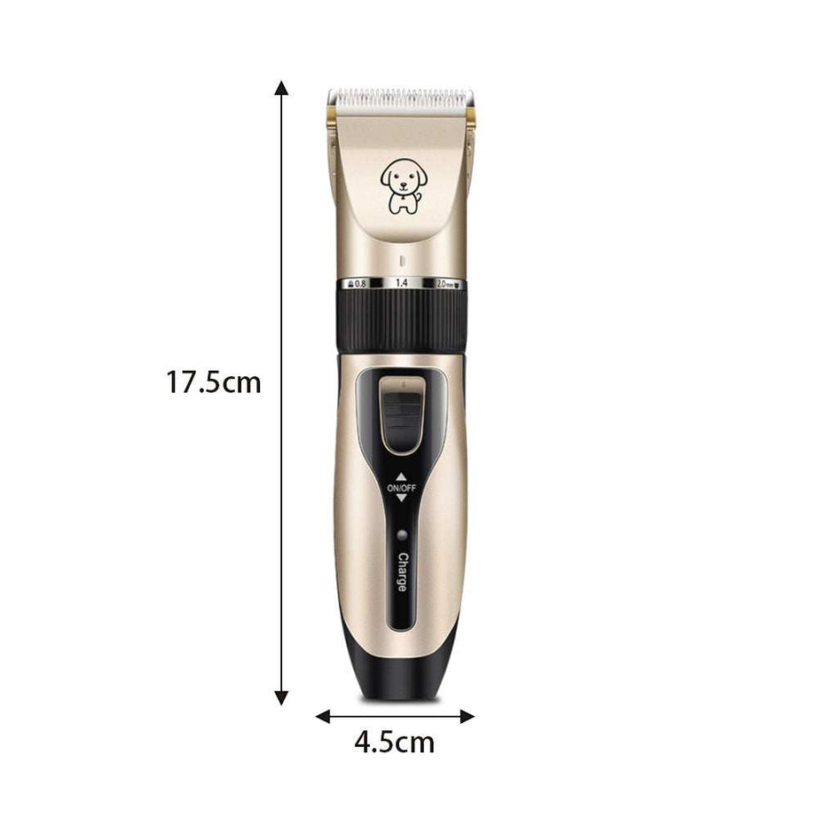 USB Rechargeable Pet Clippers - Professional Cordless Kit