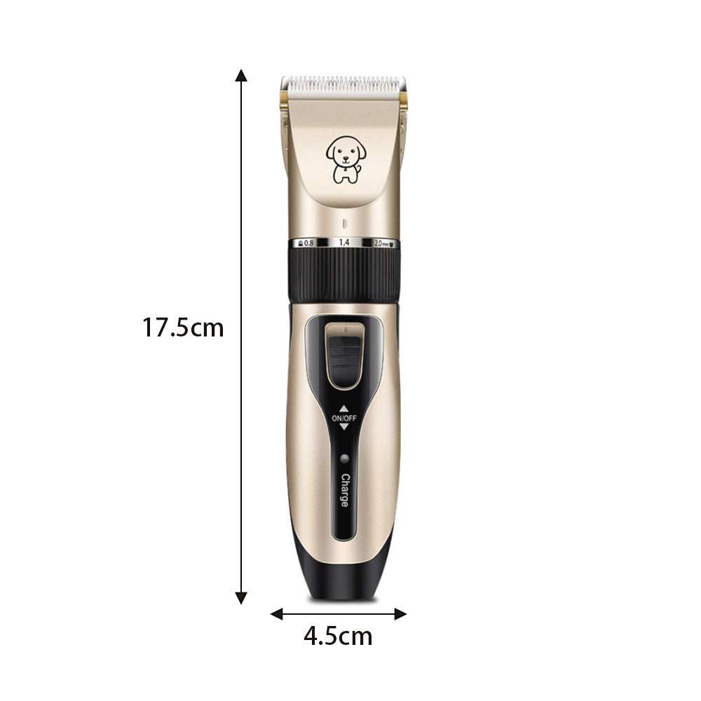 USB Rechargeable Pet Clippers - Professional Cordless Kit
