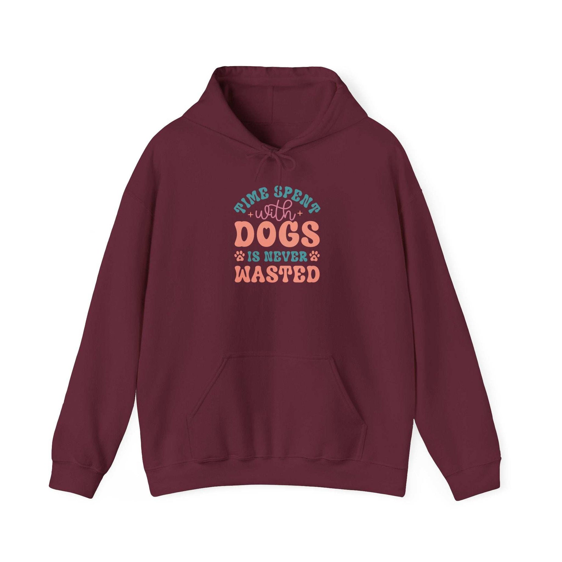 Time Spent with Dogs Hoodie - Perfect for Dog Lovers