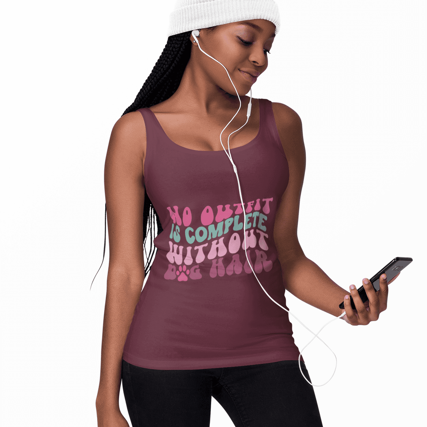 Playful Unisex Heavy Cotton Tank Top - Perfect for Casual Days