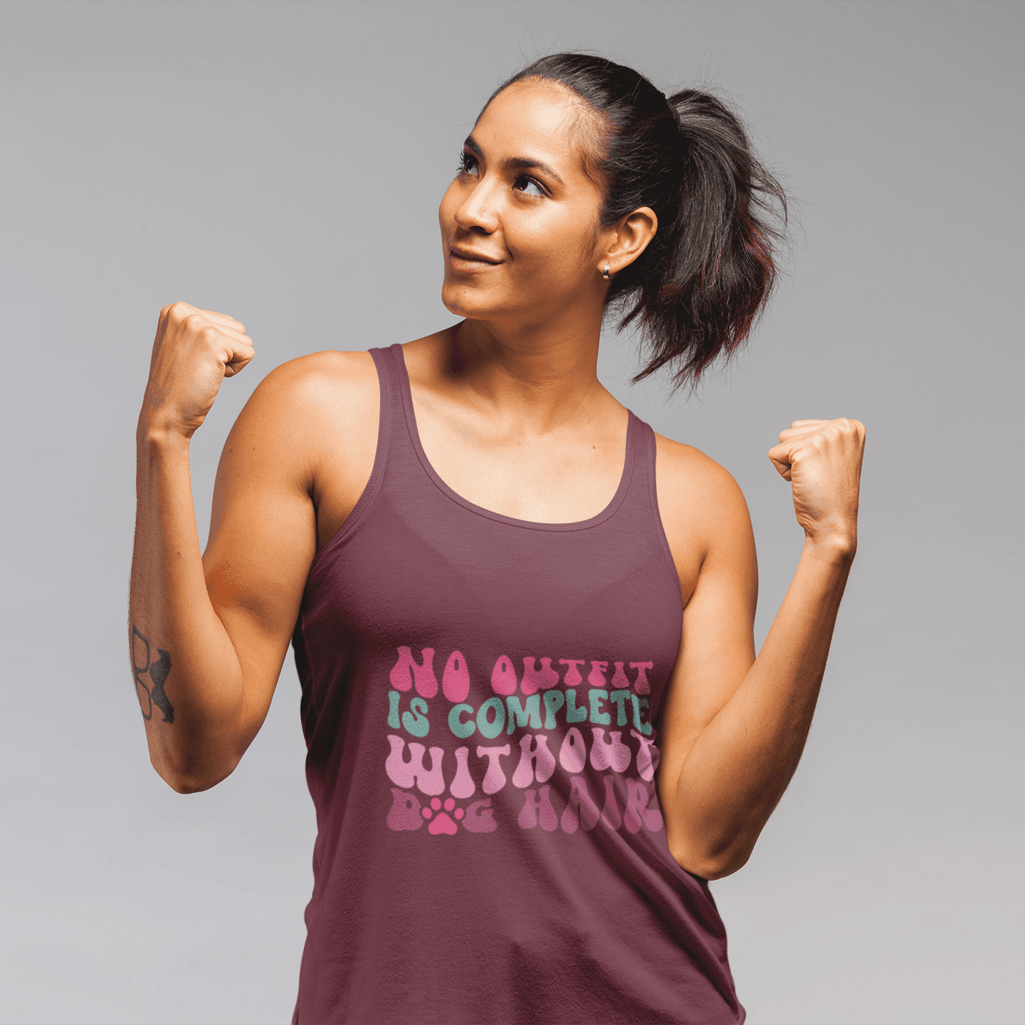 Playful Unisex Heavy Cotton Tank Top - Perfect for Casual Days