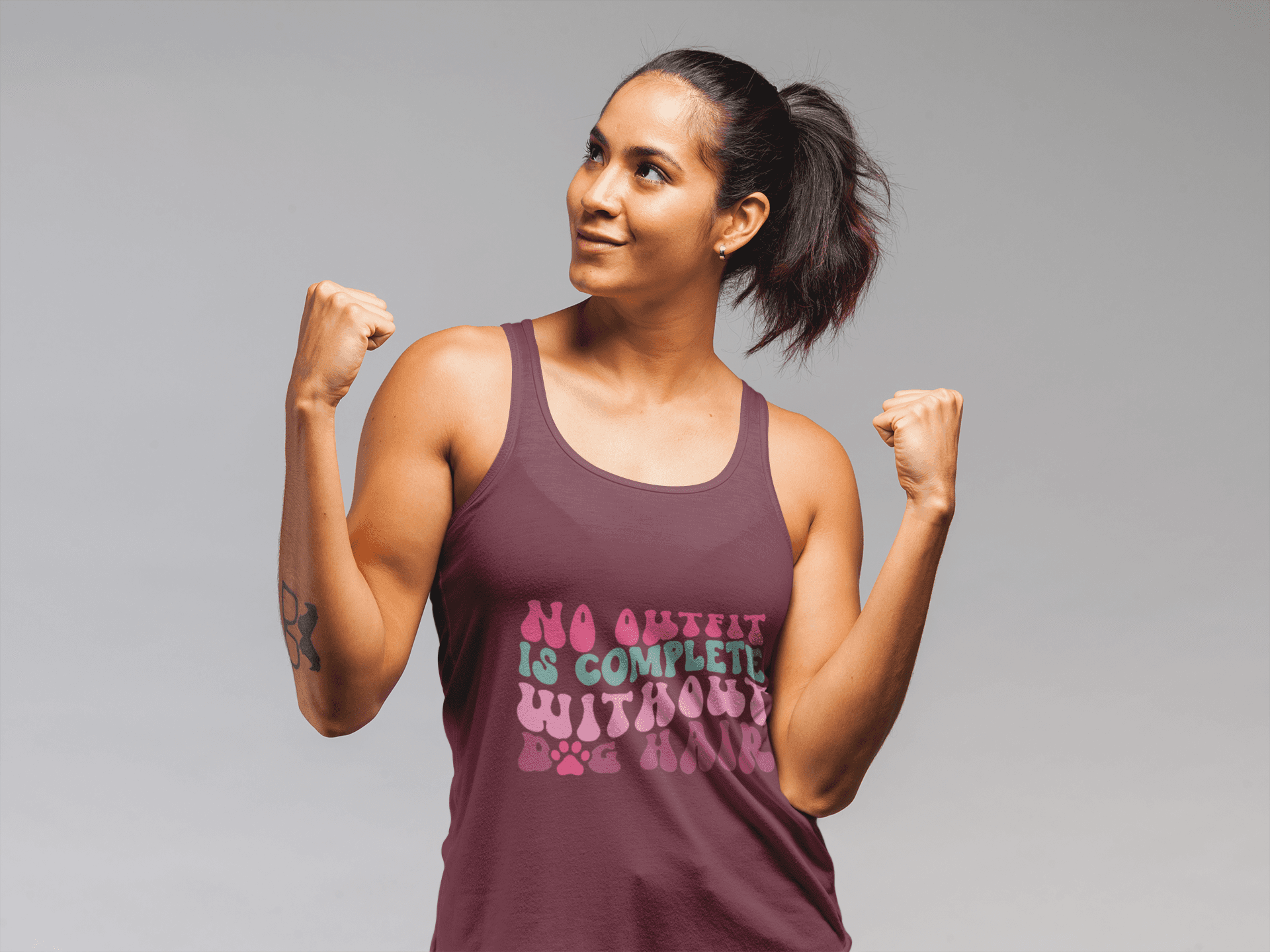 Playful Unisex Heavy Cotton Tank Top - Perfect for Casual Days