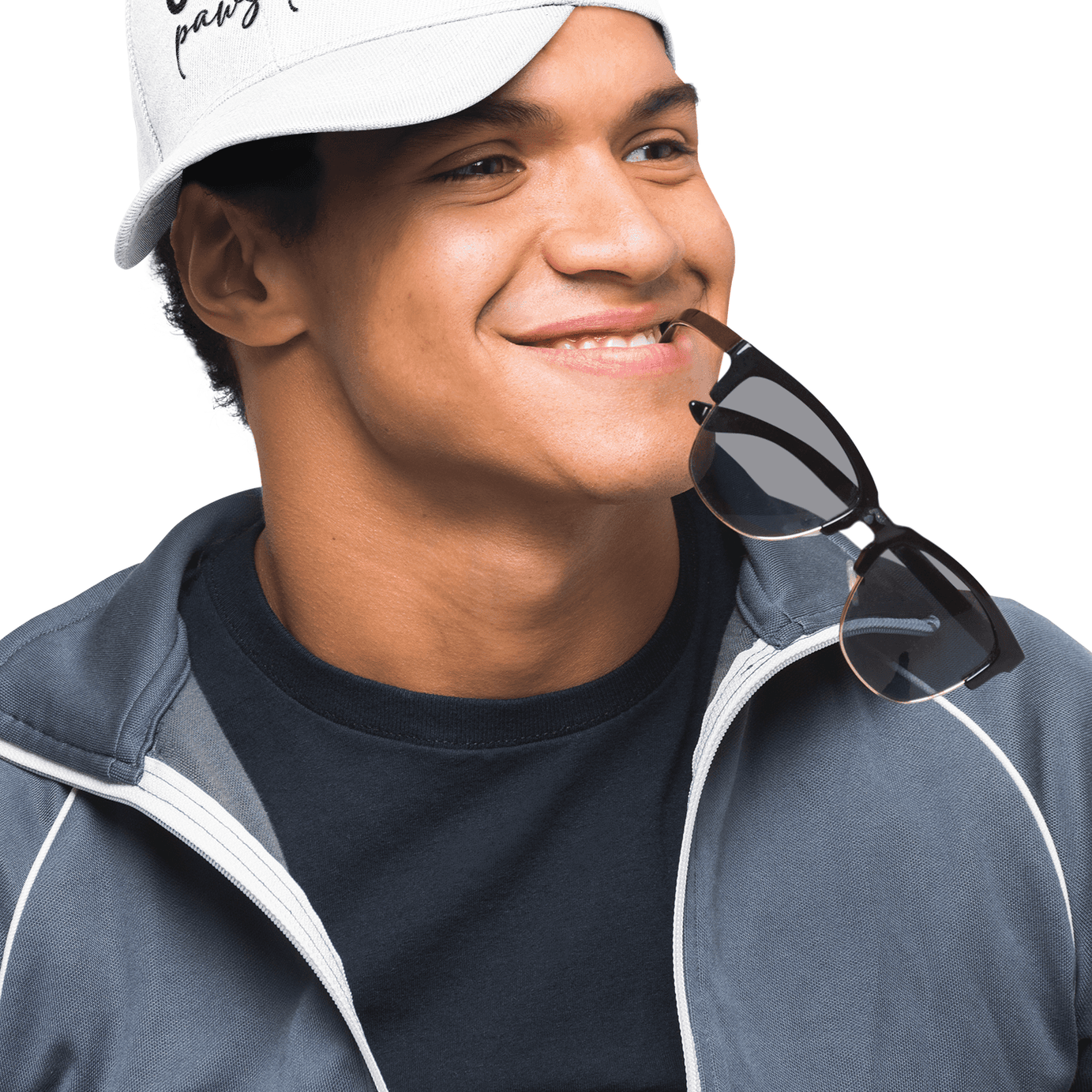 Stay Pawsitive Embroidered Dad Cap - Inspirational Pet Lover Baseball Hat