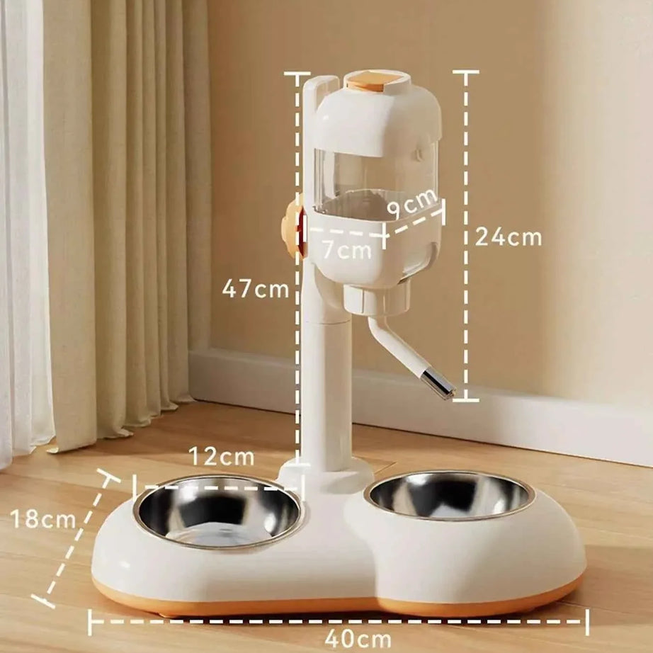 Automatic Dispenser Bowls - Pet Food and Water Station