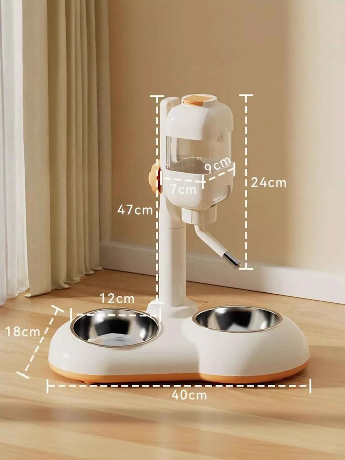 Automatic Dispenser Bowls - Pet Food and Water Station