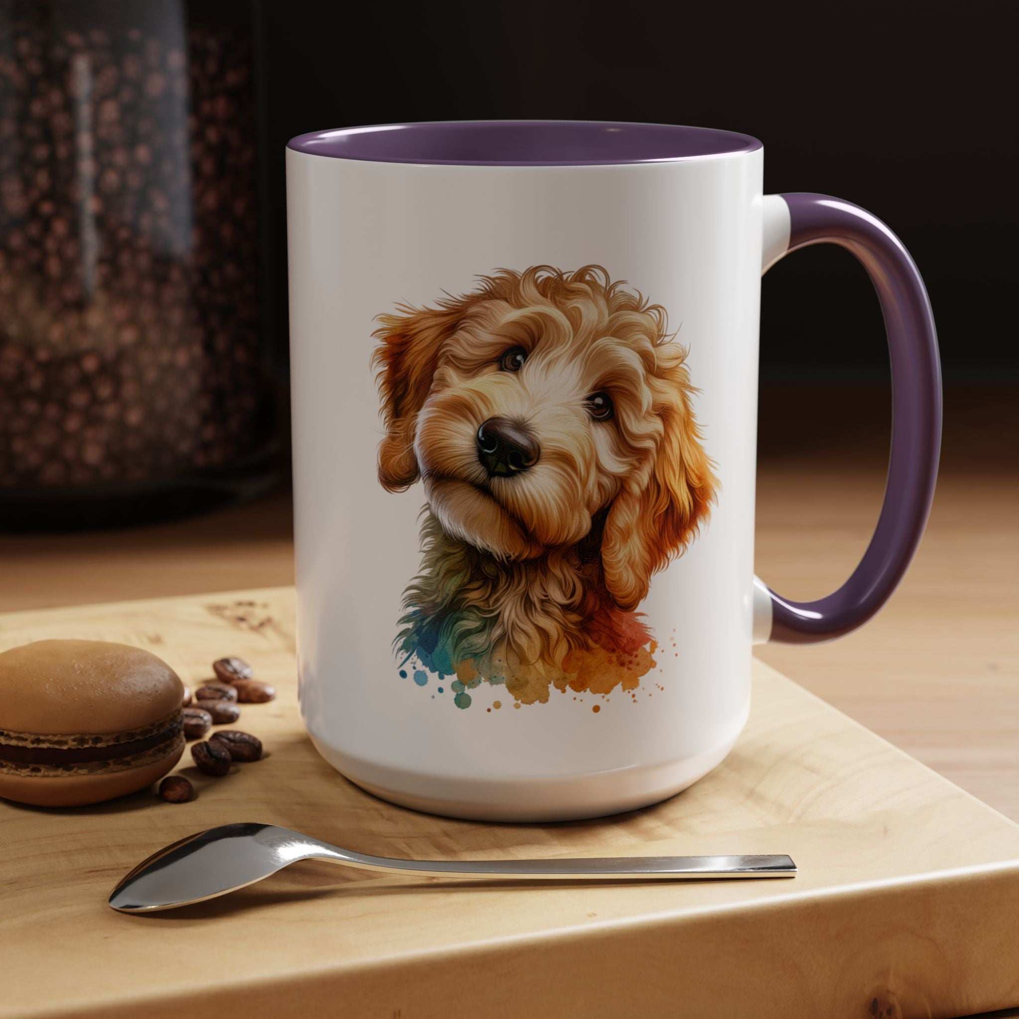 Cute Dog-Themed Accent Coffee Mug - Perfect for Animal Lovers