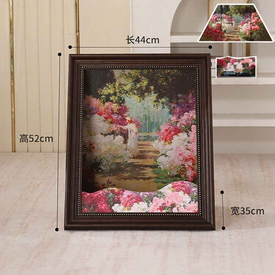 Cat House Artistic Frame - Famous Painting Cardboard Hideaway
